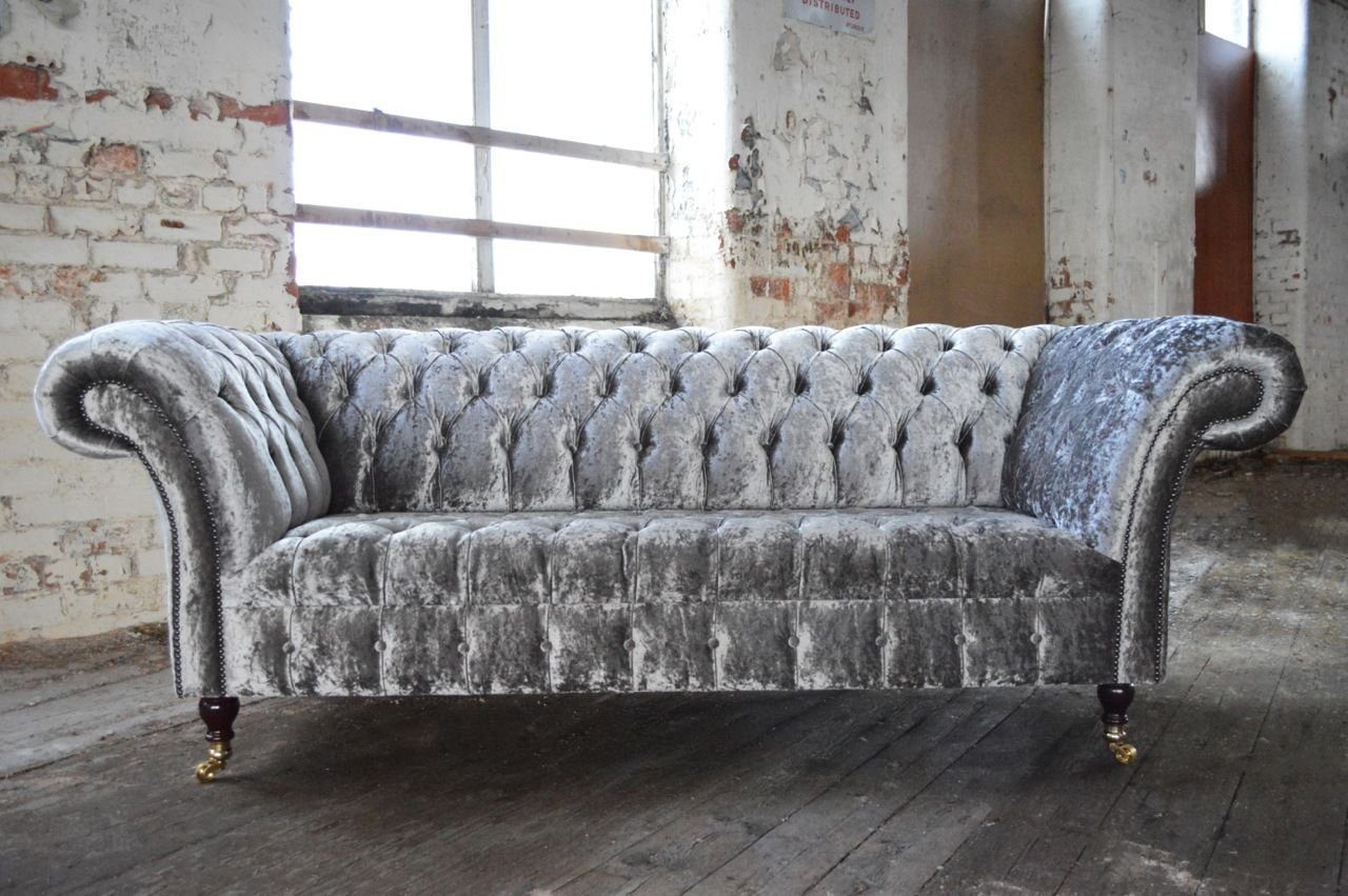 JVmoebel Chesterfield-Sofa, Chesterfield Sofa Sitzer Sofa Design cm Couch 3 225