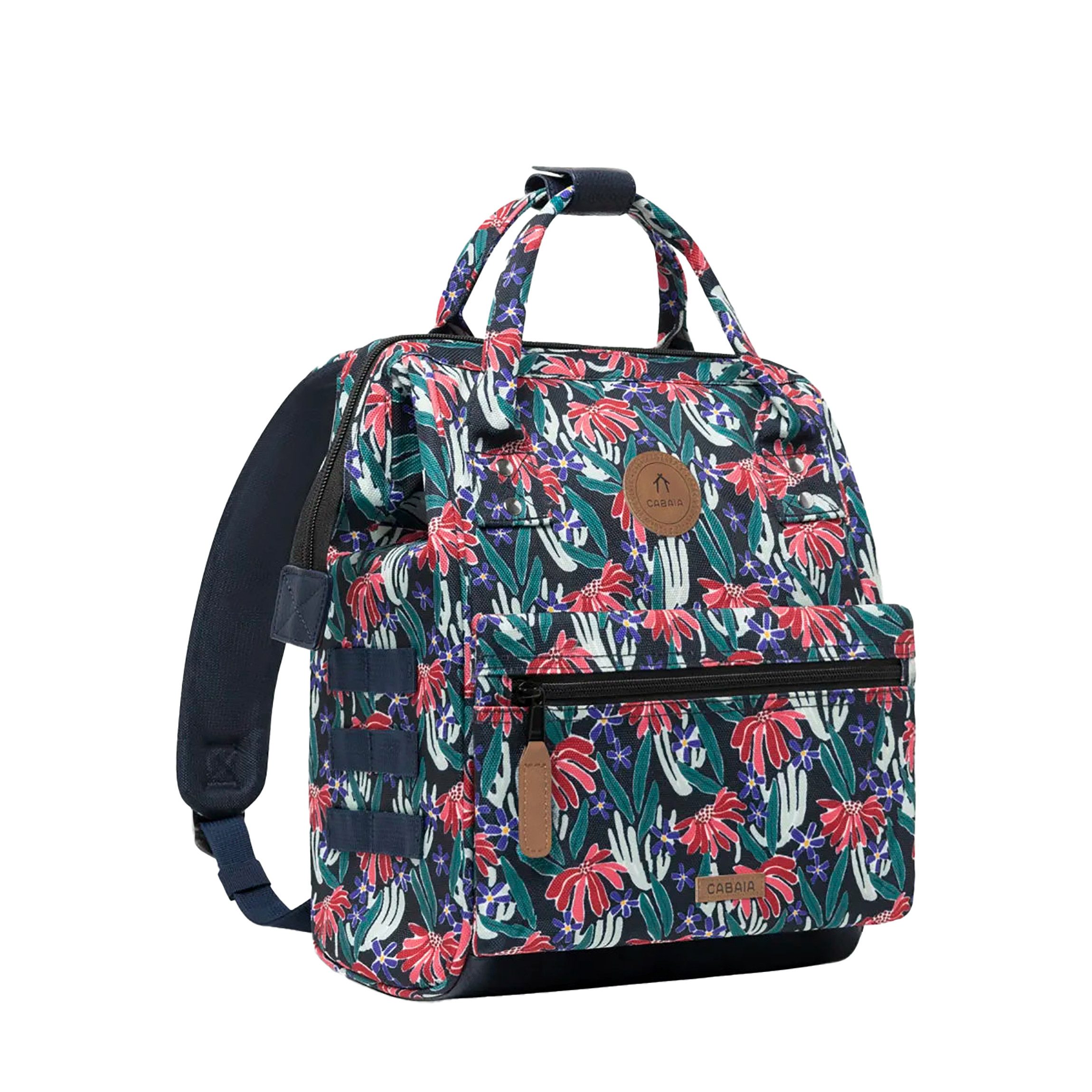 CABAIA Rucksack Edea (Set, 3-tlg., inkl. 2 auswechselbaren Vordertaschen), Tagesrucksack mit austauschbaren Vordertaschen