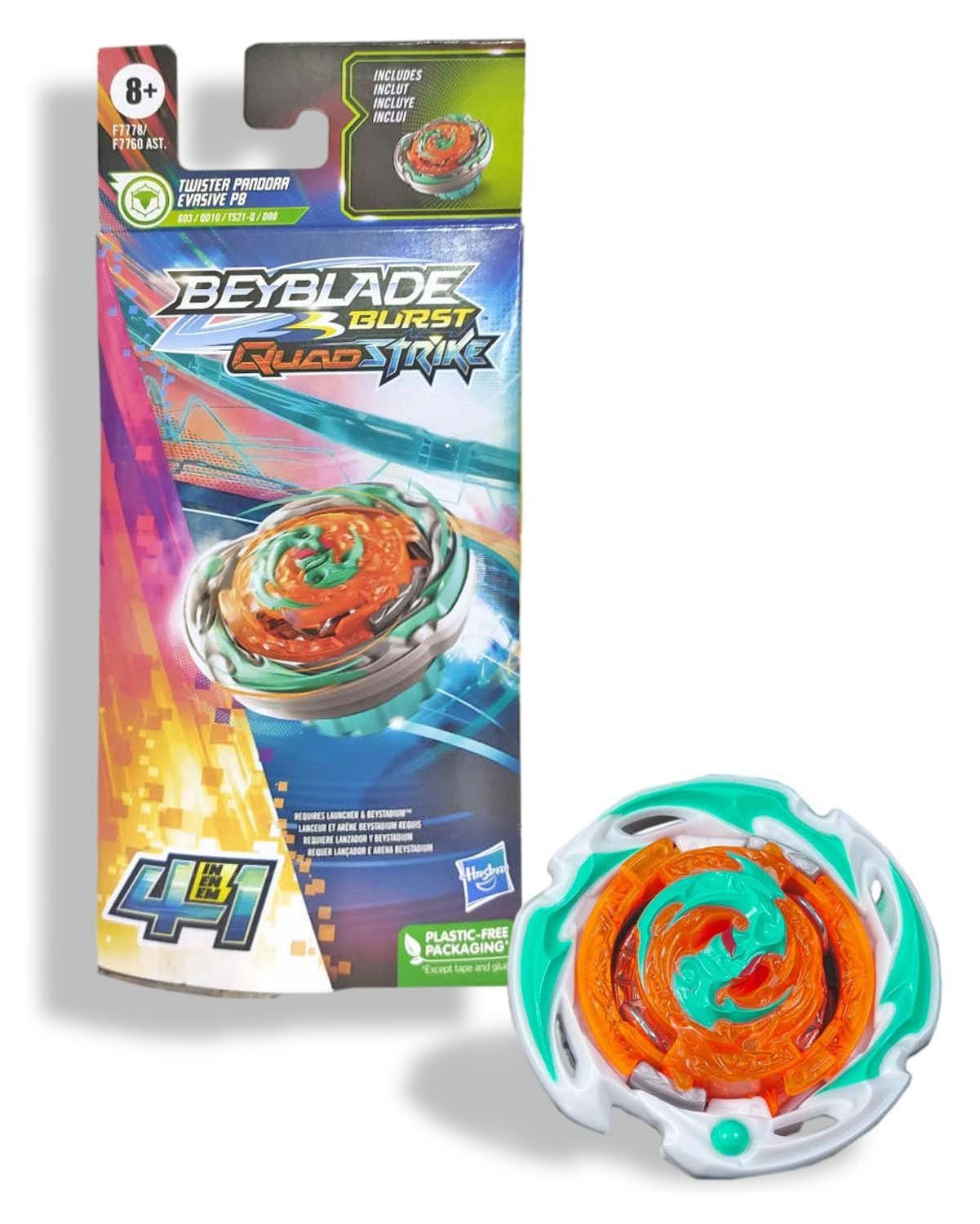 Hasbro Speed-Kreisel Hasbro F7760EU6, F7778EU60 - BEY TWISTER PANDORA EVASIVE