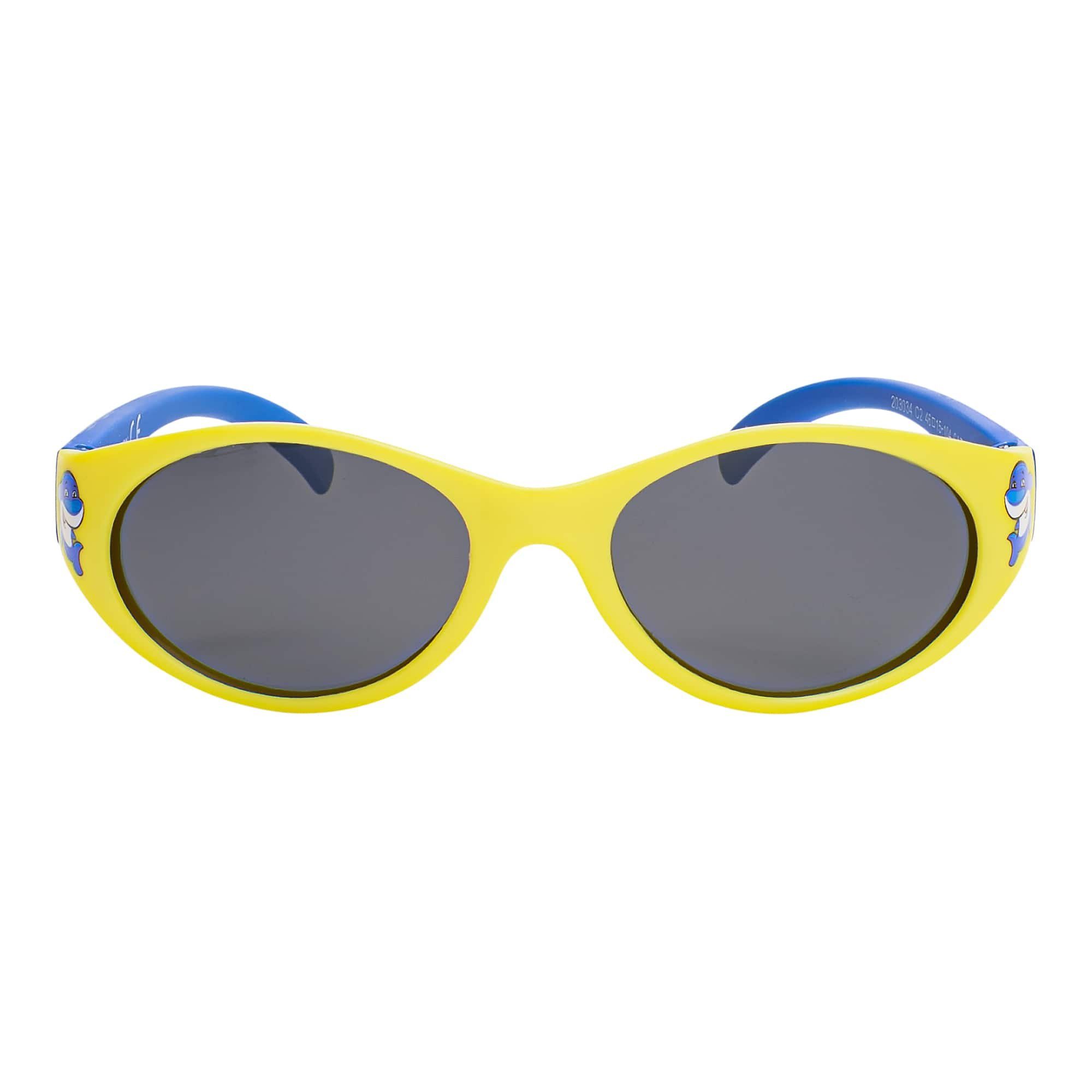 BEZLIT Eyewear Sonnenbrille Jungen Gelb-Blau (1-St) mit Linsen Designer Kinder Mädchen polarisierten Sonnenbrille