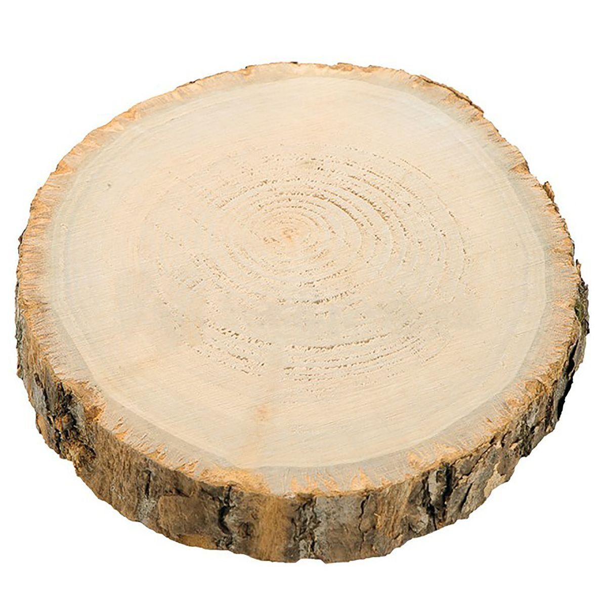 CHAKS Rindenscheiben Holzscheibe 17cm Durchmesser