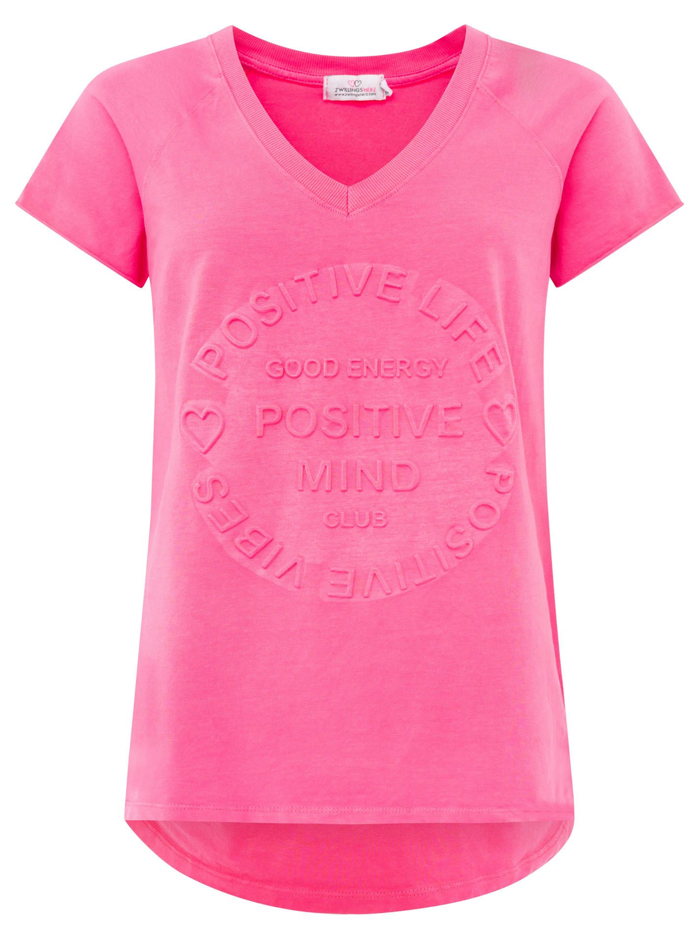 Kurzarmshirt "Positive Mind"