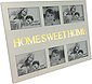Myflair Möbel & Accessoires LED-Bilderrahmen, für 6 Bilder, Collage Fotorahmen, weiß, mit beleuchtetem Schriftzug " Home Sweet Home", Bildformat 4x 10/15 cm & 2x 10/10 cm, Bild 1