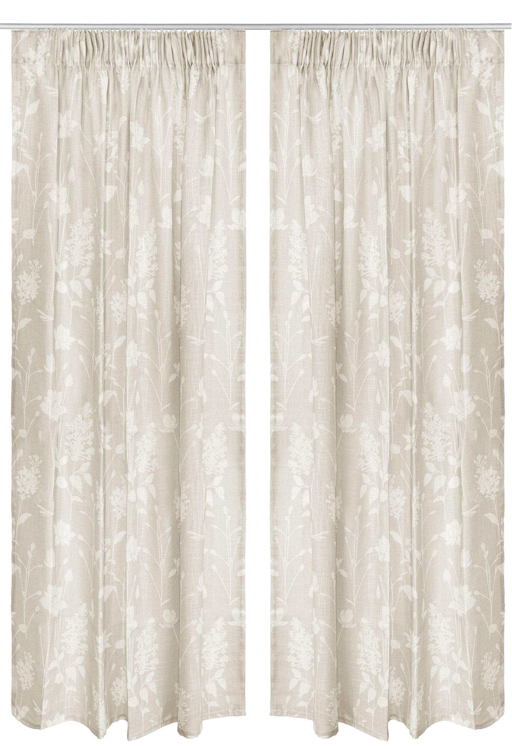 OTTO home Gardine Linnah (1 St), Multifunktionsband, halbtransparent, Polye günstig online kaufen