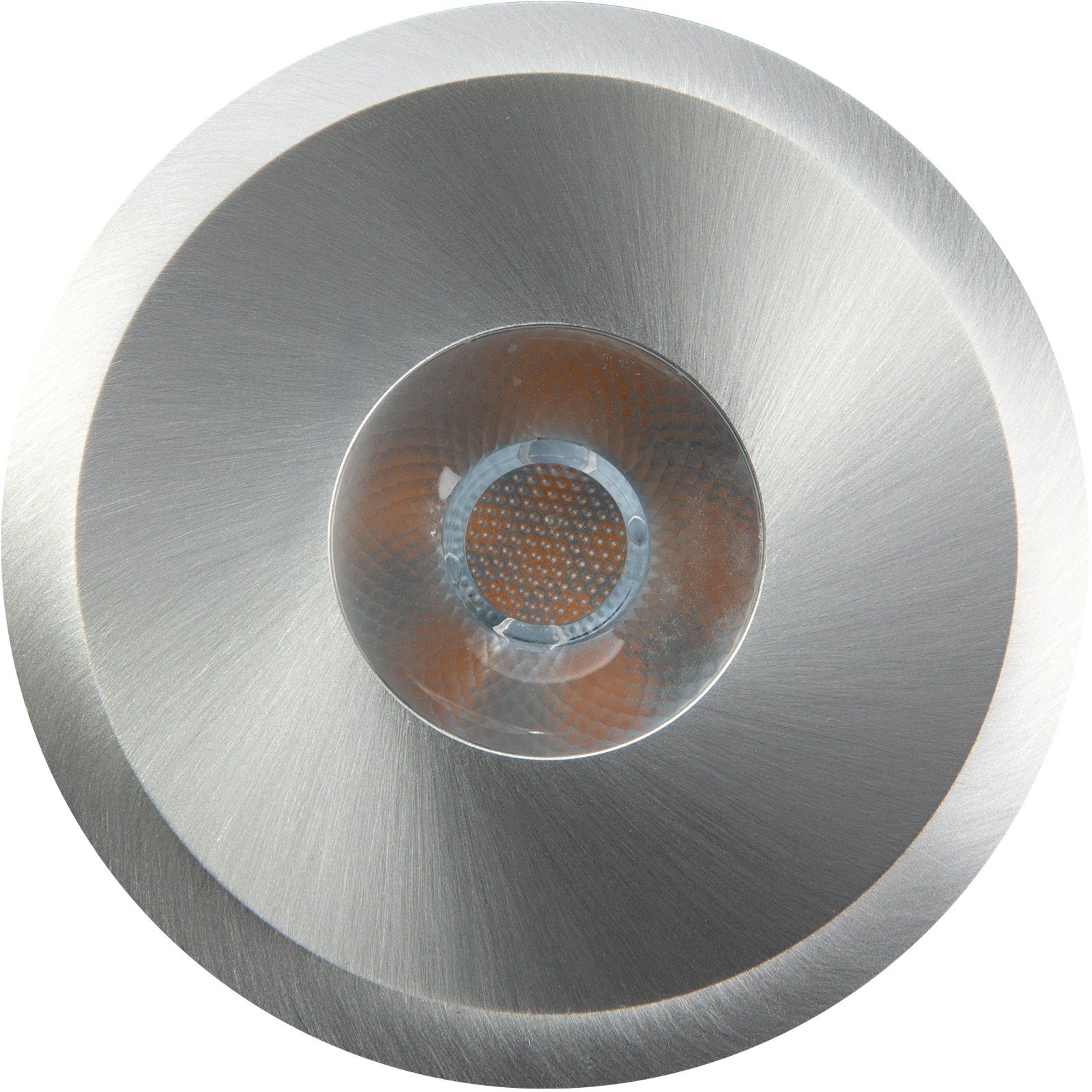 HEITRONIC LED Einbaustrahler Austin, LED fest integriert, Warmweiß, Einbauleuchte,LED-Downlight,Edelstahlgehäuse, sehr geringe Einbautiefe