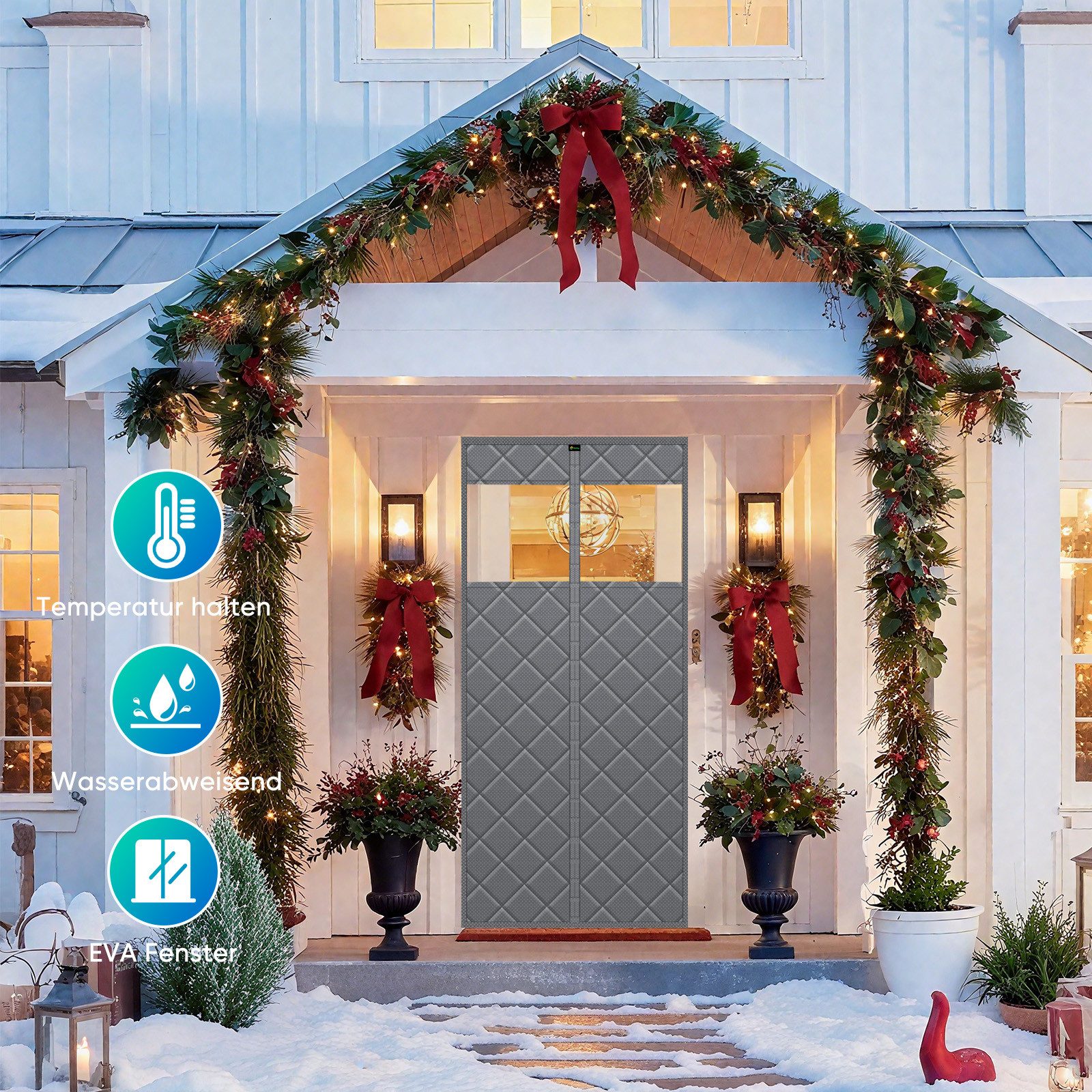 Sekey Türvorhang Türvorhang Thermo Kälteschutz, Thermovorhang magnetisch, w günstig online kaufen