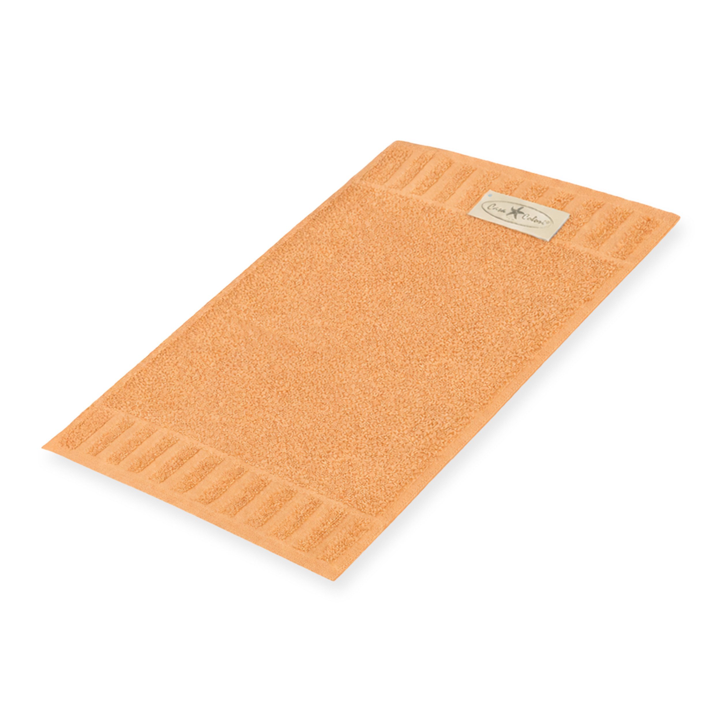 Casa Colori Gästehandtuch Uni, Frottier (1-St), Hohe Farbbrillanz, Einfache günstig online kaufen