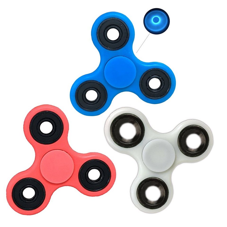 Waiky 3er-Set Fidget Spinner in drei Farben Glow In The Dark - mit Leuchteffekt im Dunkeln online kaufen Waiky Waiky Waiky 3er-Set Fidget Spinner in drei Farben Glow In The Dark - mit Leuchteffekt im Dunkeln online kaufen 3489a0
