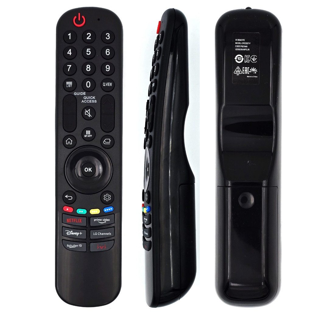 Alltro Ersatz Fernbedienung für LG MR21GA MR21GC MR22GA MR22GN MR23GA MR24GA Fernbedienung (UHD OLED QNED NanoCell 4K 8K Smart TV)