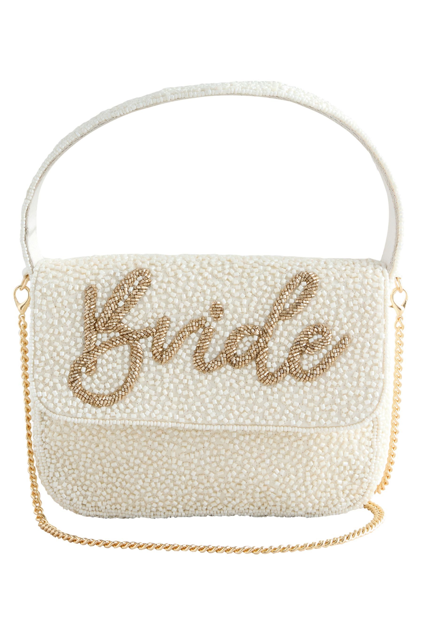 Next Clutch Perlenbesetzte Handtasche, Brautmode (1-tlg)