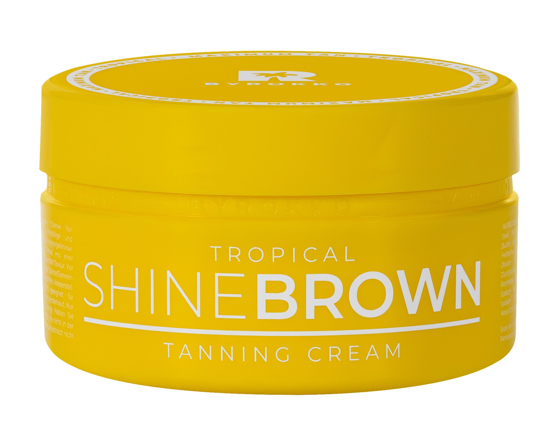 BYROKKO Selbstbräunungscreme Byrokko Shine Brown Tropical – Bräunungscreme für intensives Bräunen, 1-tlg.