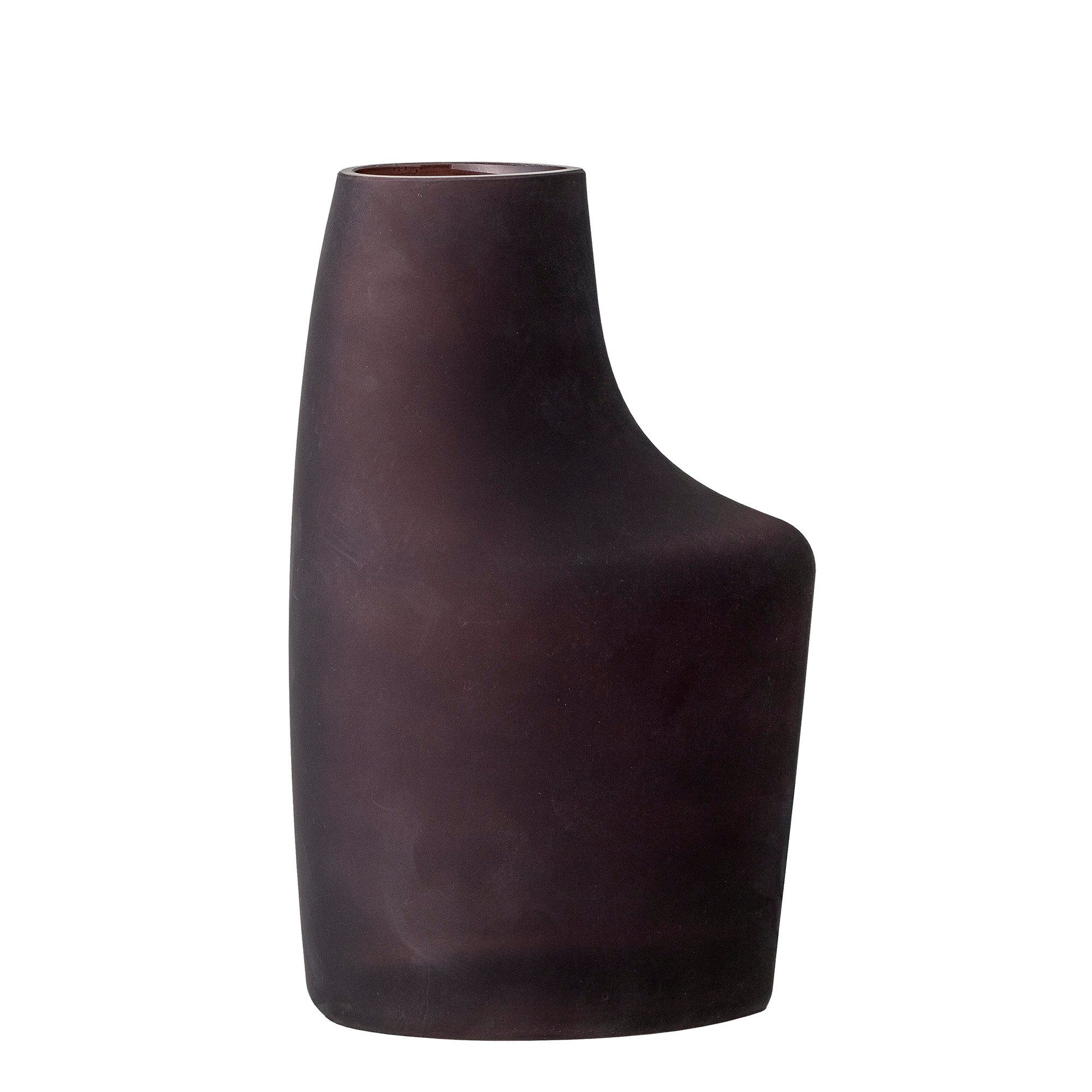 Bloomingville Tischvase Bloomingville Vase Anda Glas 23,5 cm Glasvase braun (1 St)