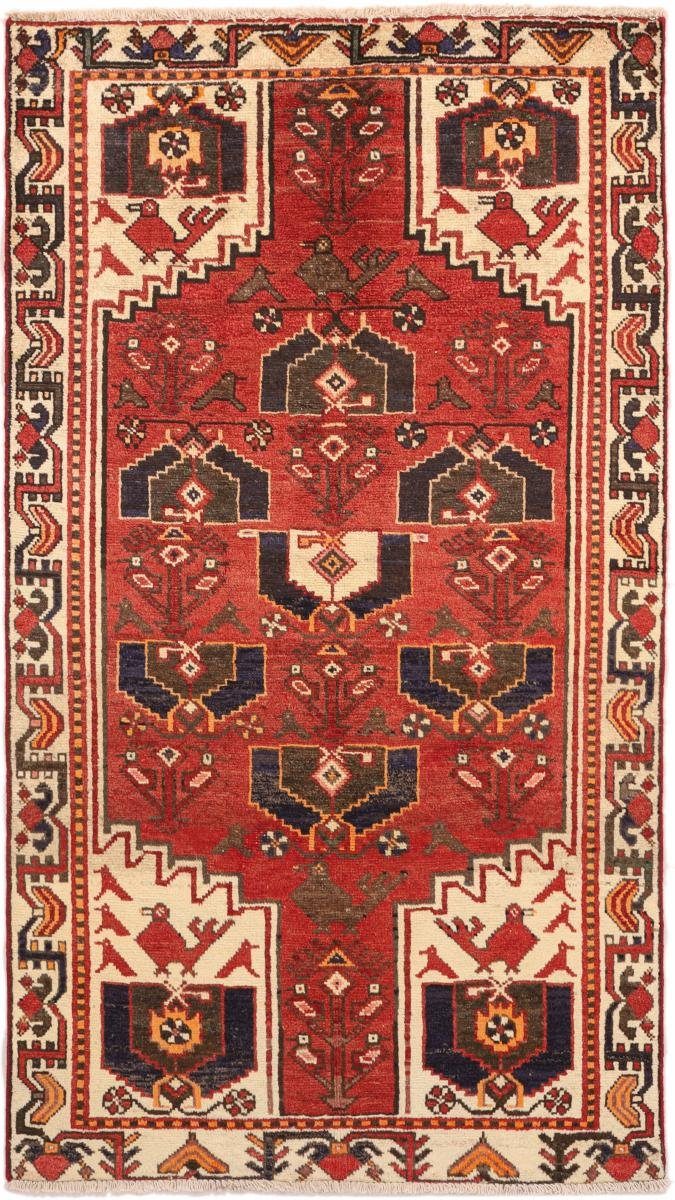 Orientteppich Shiraz 119x219 Handgeknüpfter Orientteppich / Perserteppich Läufer, Nain Trading, rechteckig, Höhe: 10 mm