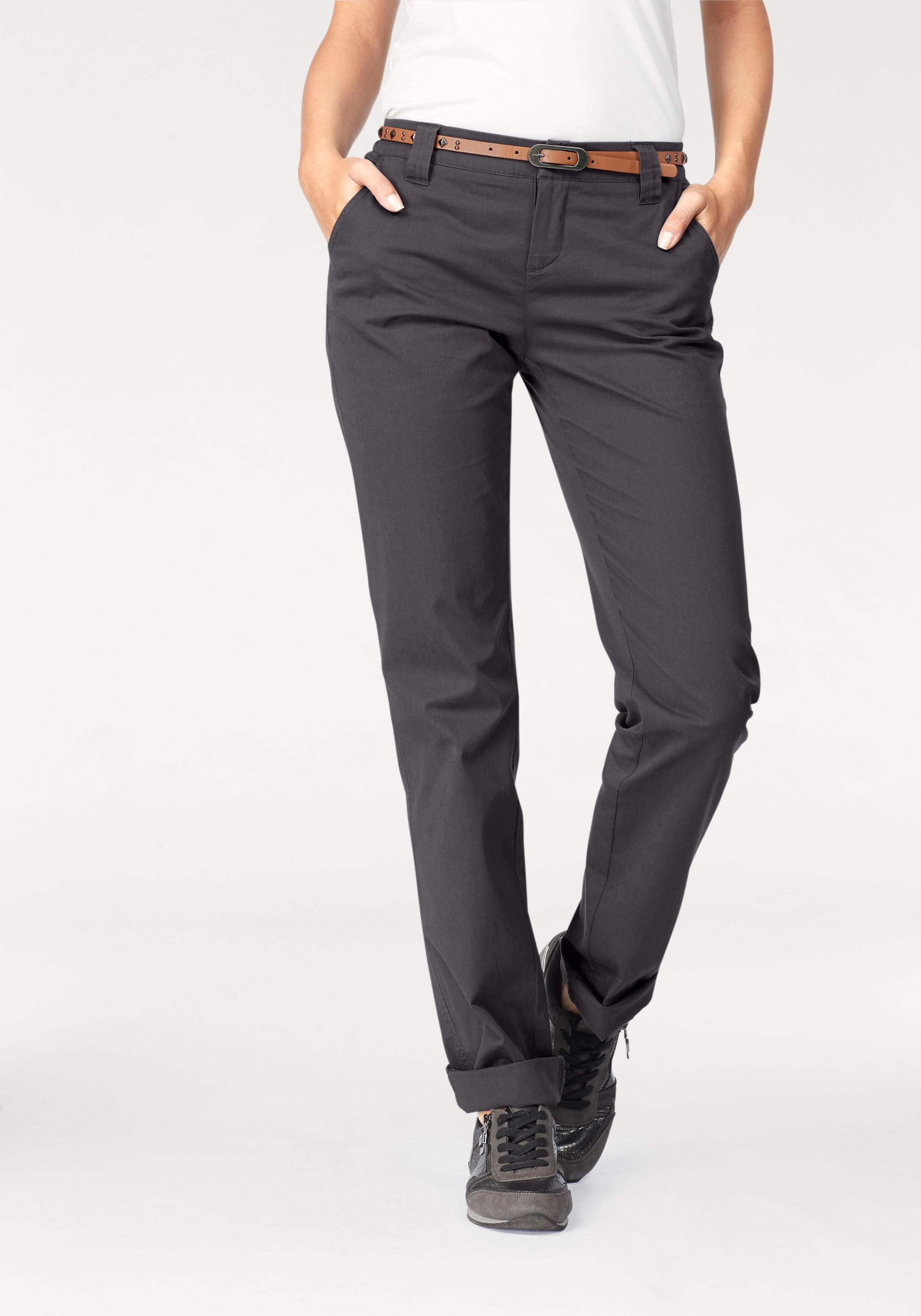 Graue Damen Chinohose Online Kaufen Chino Otto