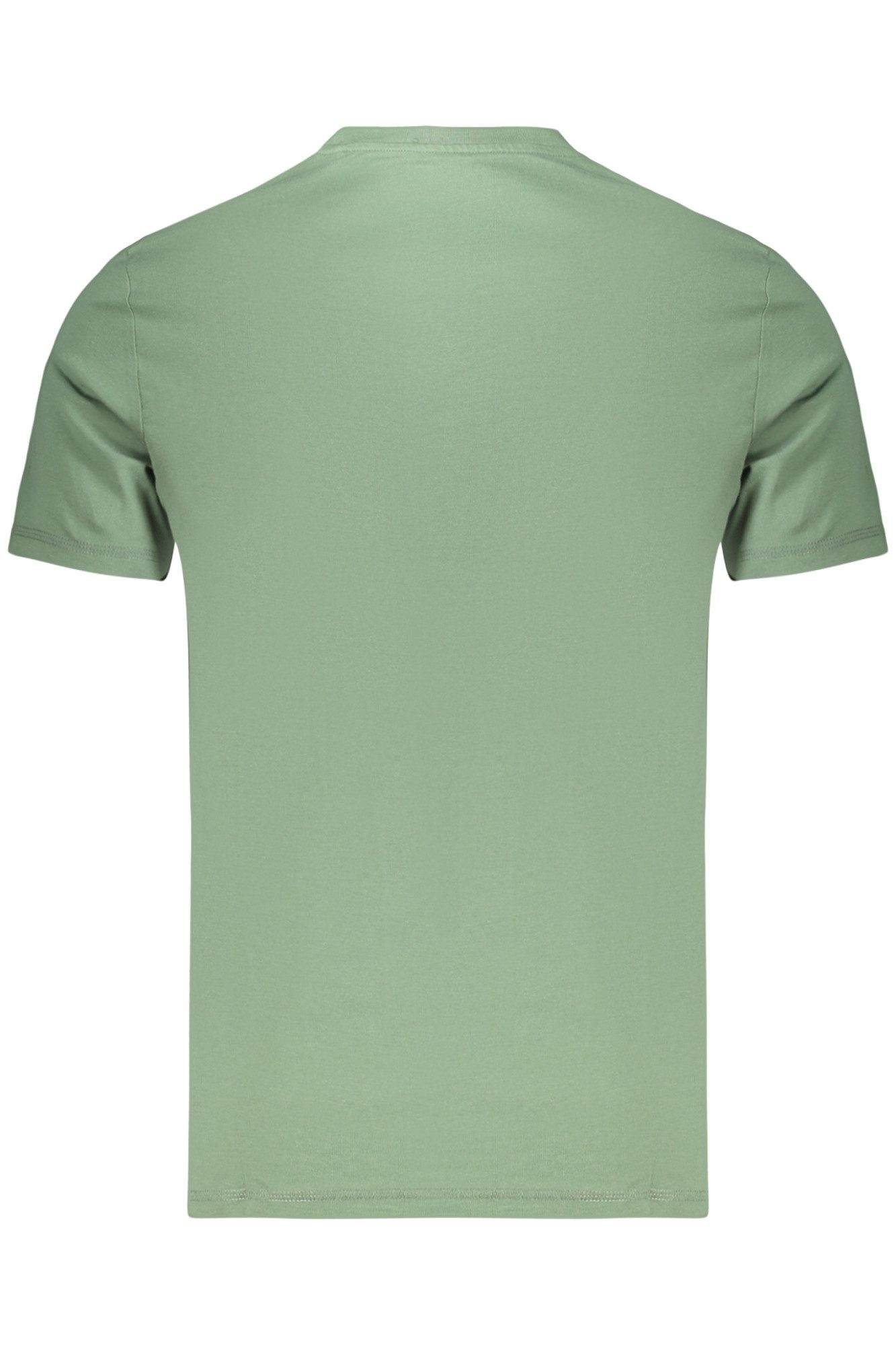 GUESS JEANS T-Shirt Herren Slim Fit T-Shirt Grün - Bio-Baumwolle mit