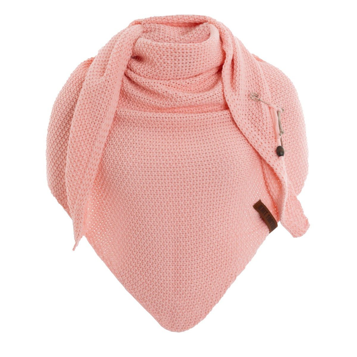 Strickschal Coco Dreiecksschal Blossom Pink 190x85 cm