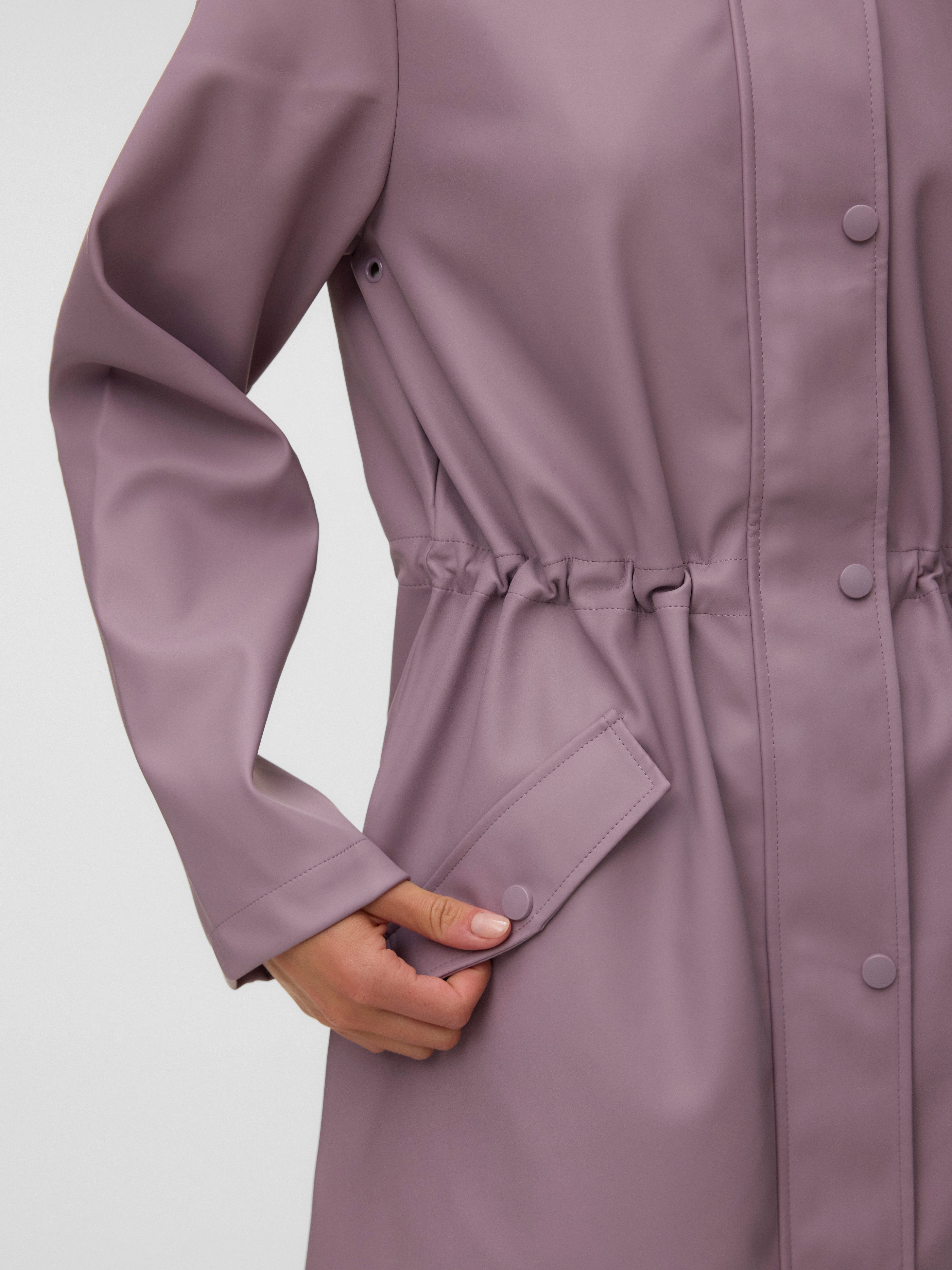 Vero Moda Regenjacke VMMALOU COATED JACKET wasserabweisende Beschichtung