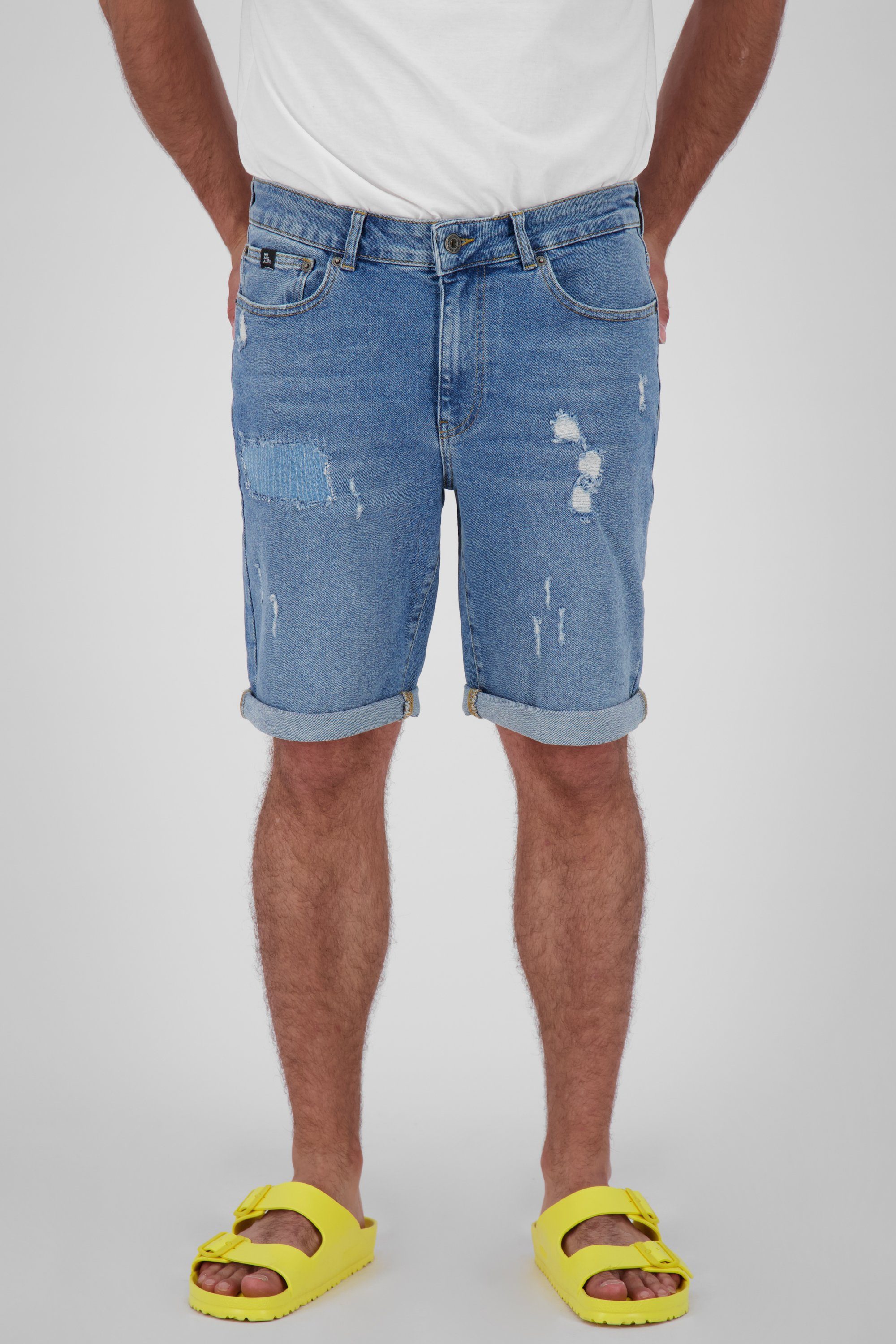 Alife & Kickin Shorts MorganAK DNM A Shorts Herren Jeansshorts, kurze Hose light denim washed | Shorts