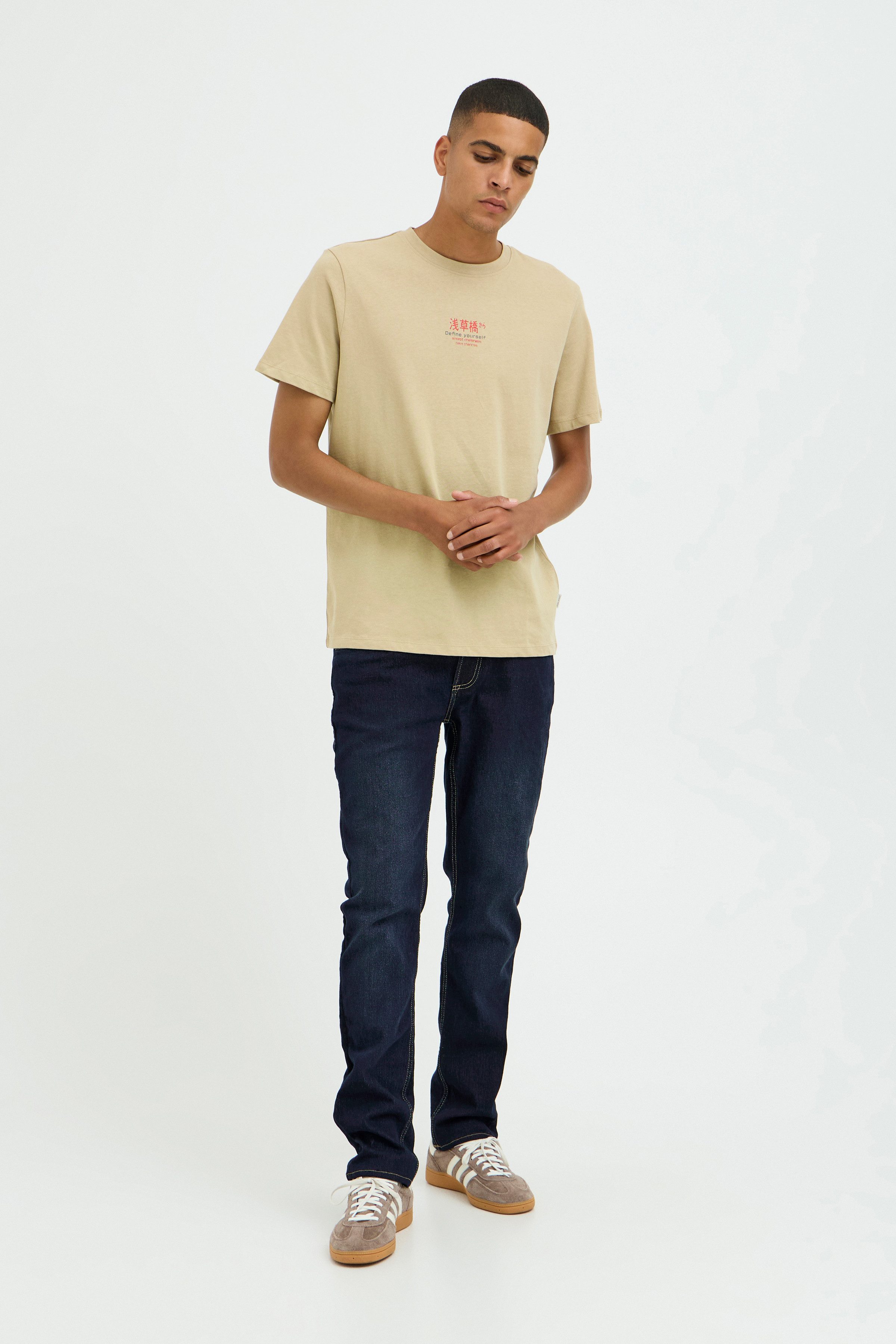 Blend 5-Pocket-Jeans BL-Jeans Twister fit Regular Fit, mit Abriebeffekten