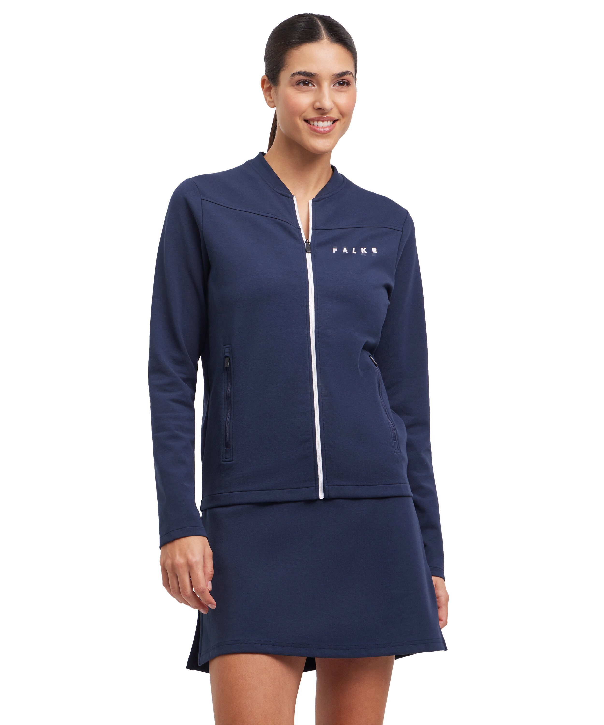 FALKE Funktionsjacke (1-St) mit Bio-Baumwolle