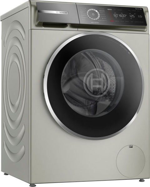 BOSCH Waschmaschine Serie 8 WGB2560X0, U/min, Vorbehandlung die 10 Iron dank Dampf gängigsten kg, entfernt % 50 Falten, reduziert ohne Fleckenautomatik: 16 1600 der Assist Fleckenarten