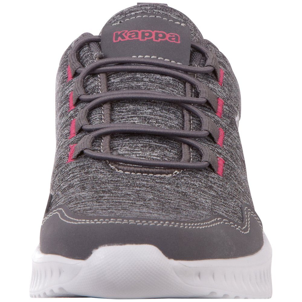 Kappa Sneaker - extra bequem leicht grey-pink &