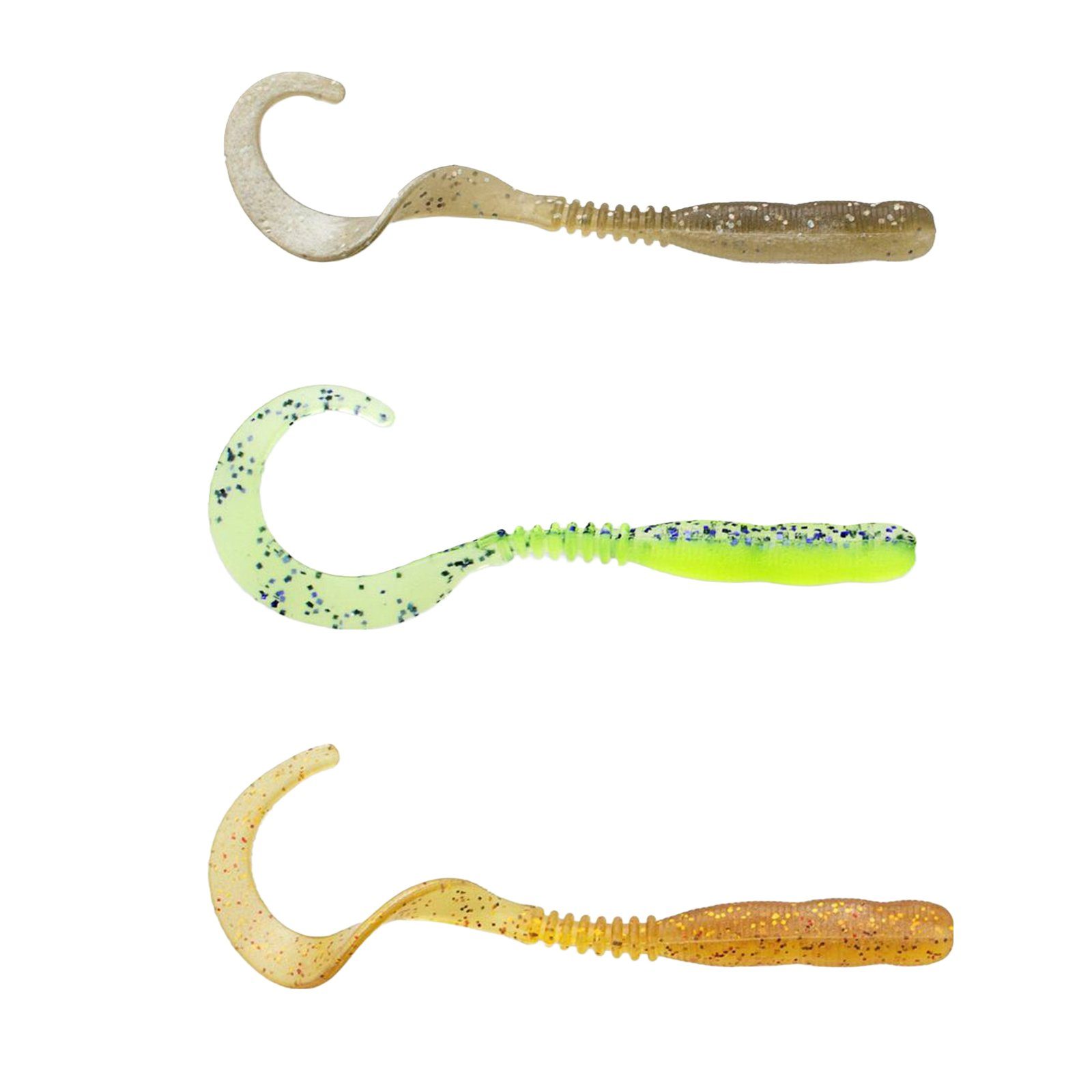 BA-Edition - Undercover Kunstköder, - Edition 12Stk. Shad BA Shad Curly Twister Gambler Reins Curly 10,5cm Lures Undercover