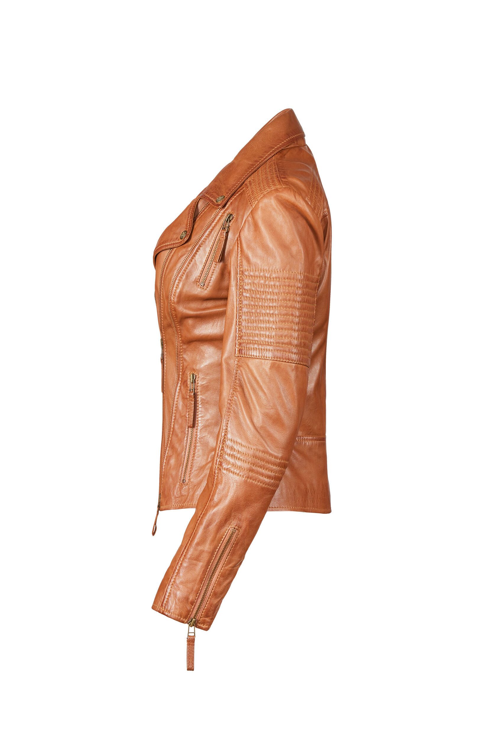 Apple of Eden Lederjacke AOE-114 (1-St) aus weichem Leder