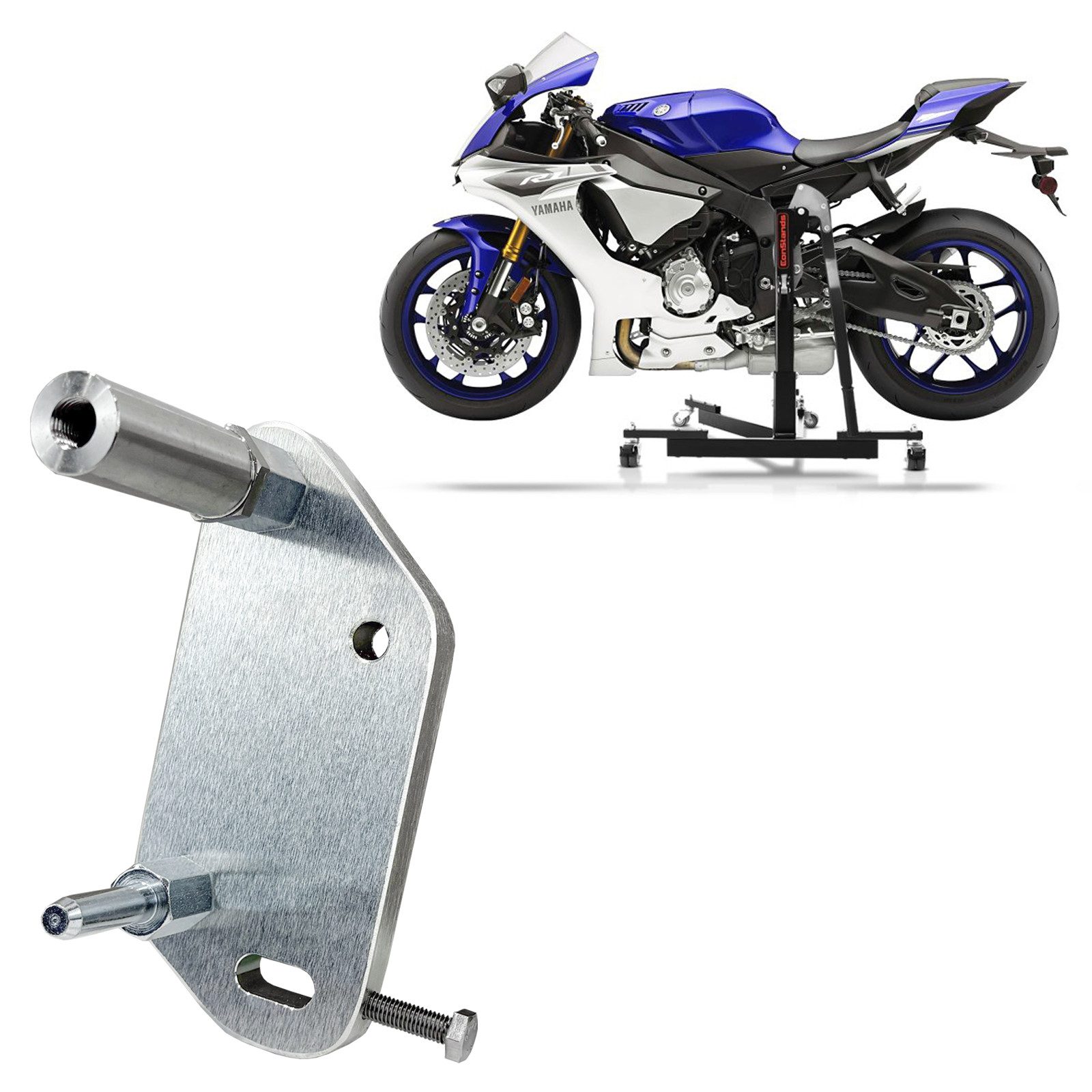 ConStands Motorradheber Adapterplatte für # Power Classic / Evo für Yamaha YZF-R1 15-25