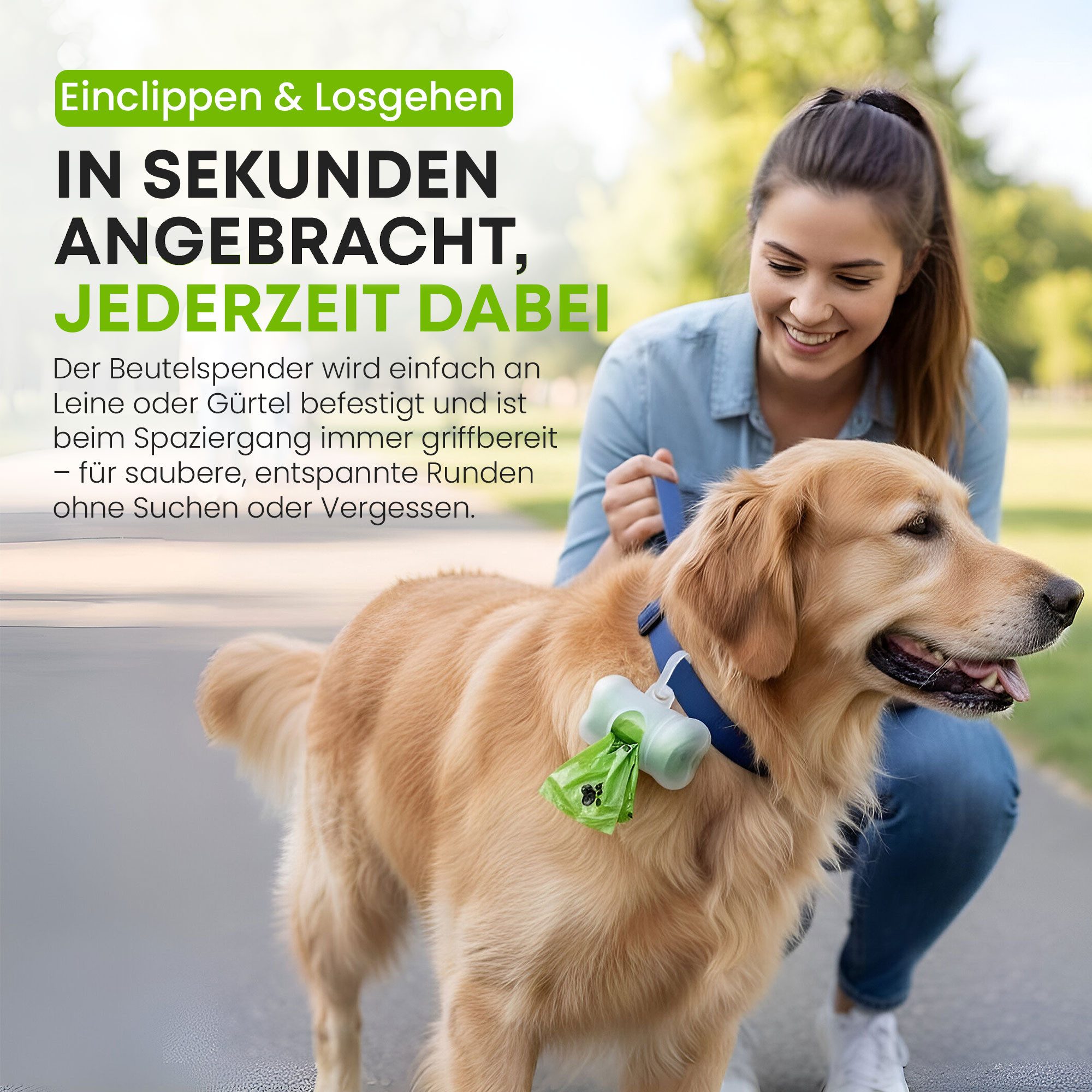 all Pets United Hunde-Geschirr ALL PETS UNITED Hundekotbeutel 100% biologisch und Kompostierbare, Kompostierbare Kotbeutel, Biologisch abbaubare Hundebeutel