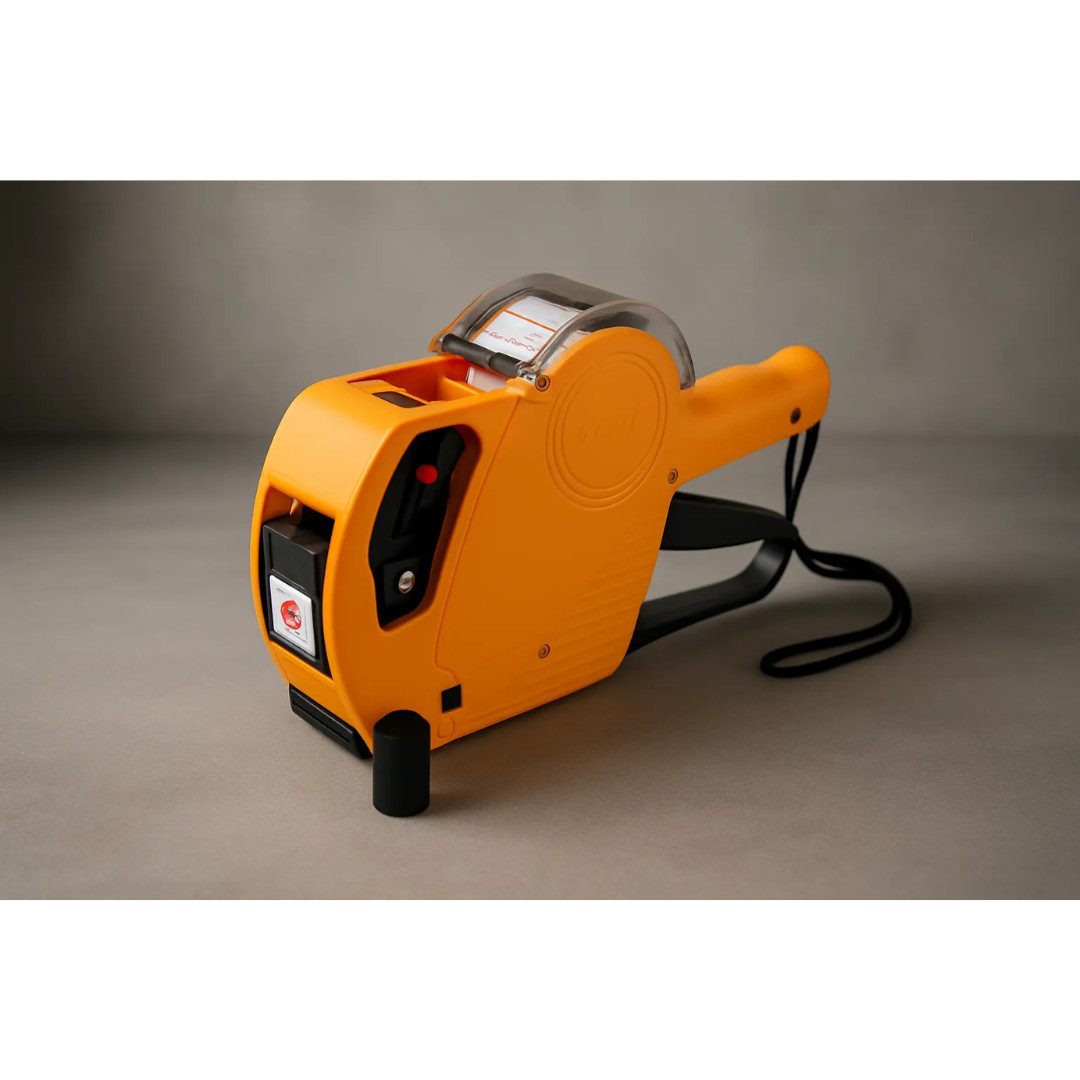 Riyashop Haushaltshobel Preisauszeichner MX5500 EOS 1 x Tinte+10000 Etiketten weiss € Symbol