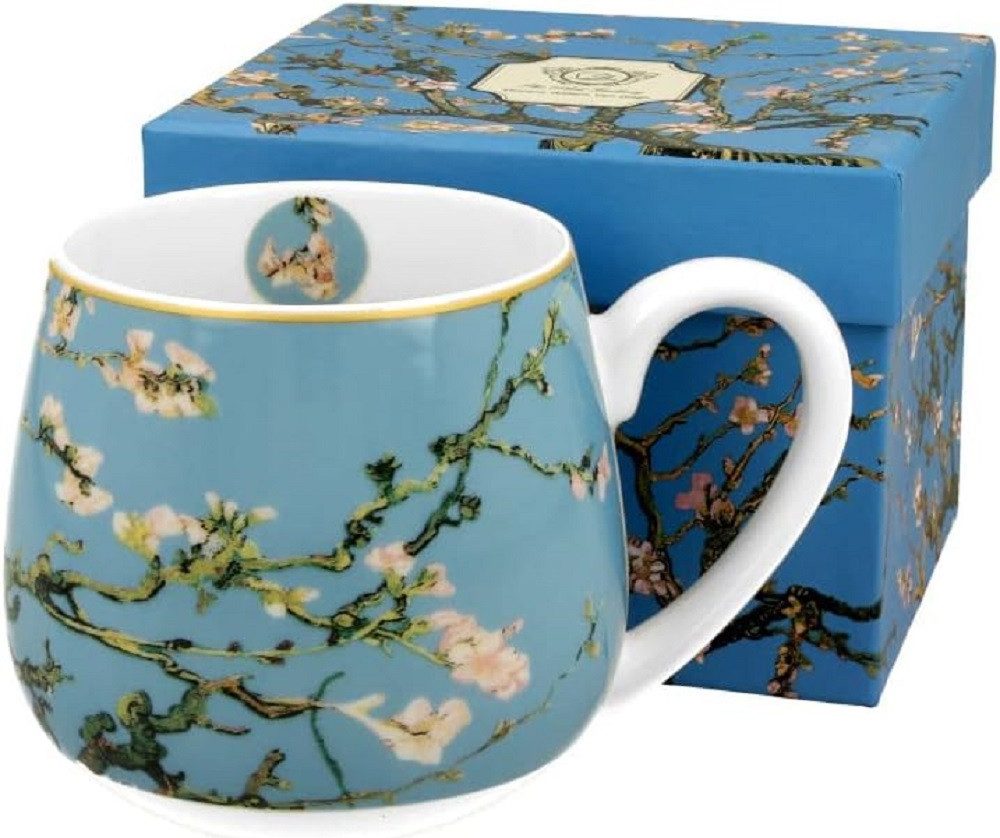 Becher Fass Blumen Mug/ Barrel / Tee/KaffeeTasse / Tiere / Vogel Fassbecher