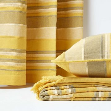 Kissenbezüge Kissenbezug Morocco in Gelb, 100% Baumwolle, 45 x 45 cm, Homescapes