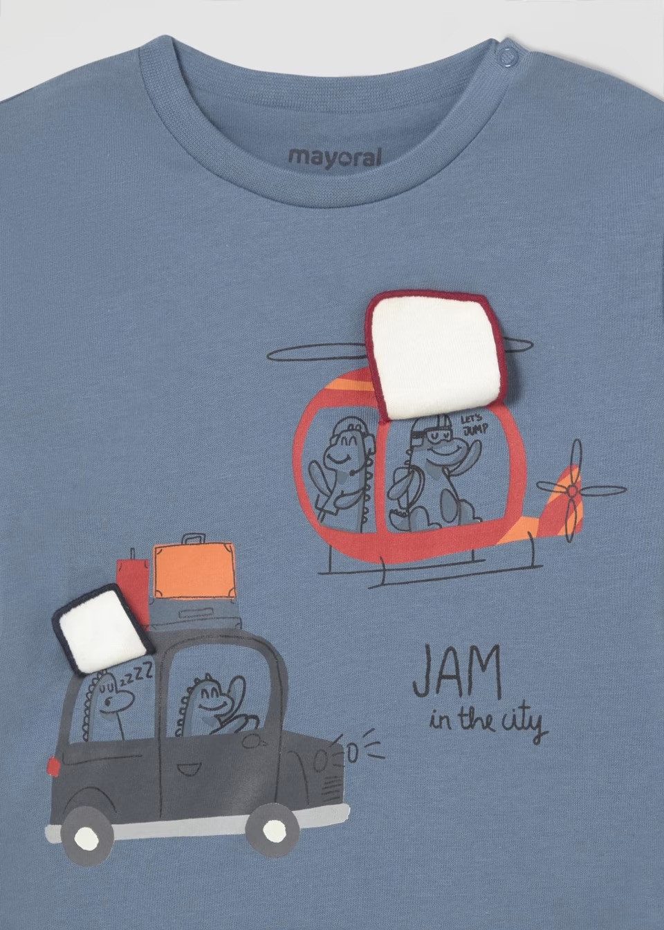 Mayoral Langarmshirt Shirt Interaktiv Fahrzeuge" (203893)