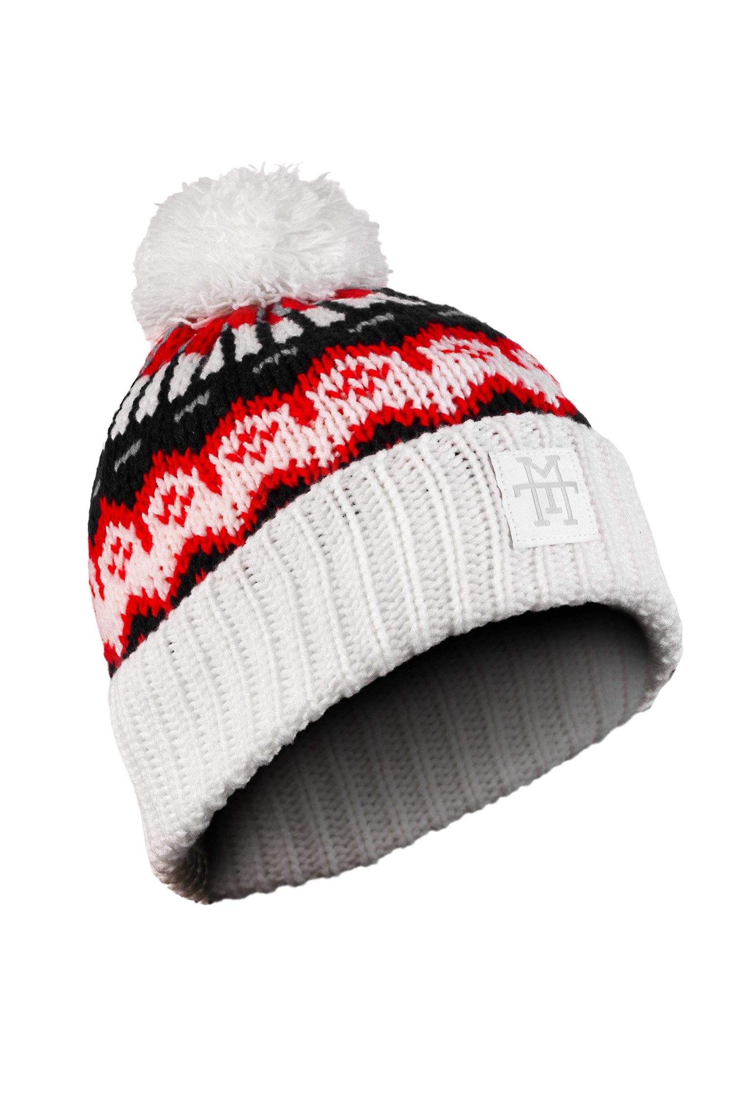 Manufaktur13 Bommelmütze Knit Beanie - Strickmütze, Wintermütze, Skimütze, Snowboard Beanie mit Fleeceband