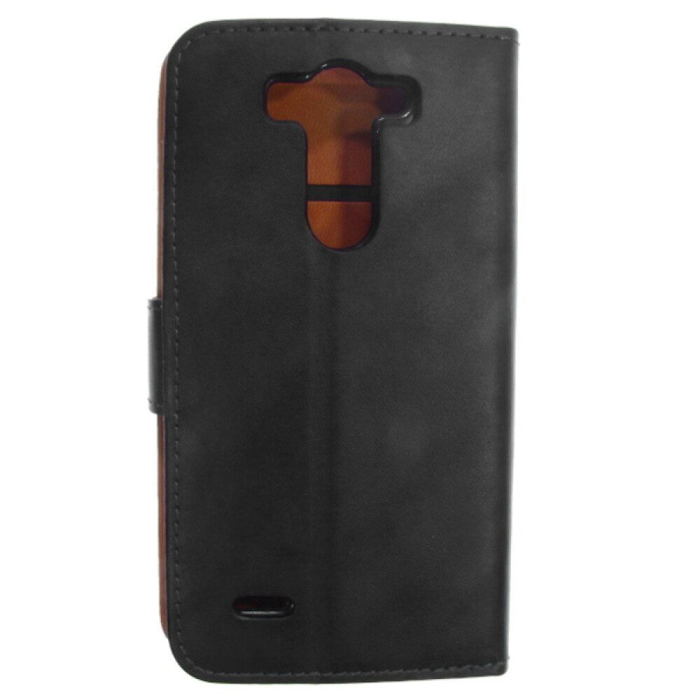 Handytasche Book Case Handyhülle für LG G3 Mini Schwarz Lederhülle 4250710558100 (Book Cover)