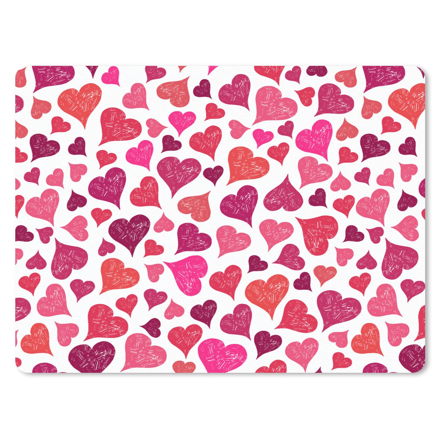 MuchoWow Mauspad Valentinsgeschenk für ihn - Liebe - Herz (1-St), Büro für Tastatur und Maus, Mousepad Gaming, 40x30 cm