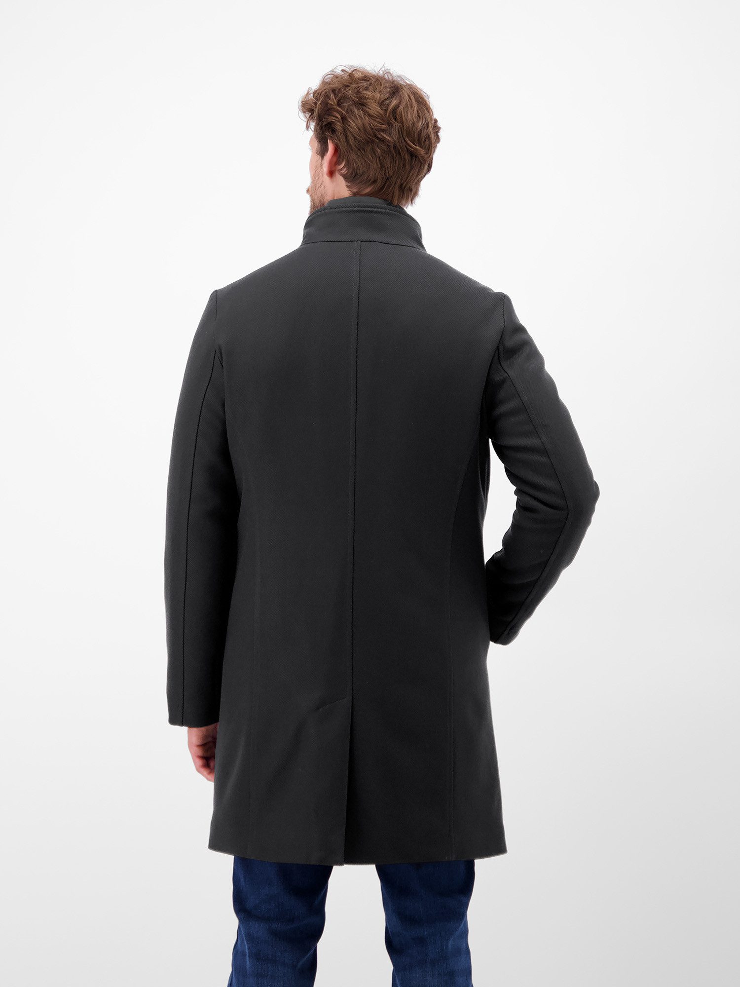 LERROS Wollmantel Herren-Wollmantel mit herausnehmbaren Westeneinsatz