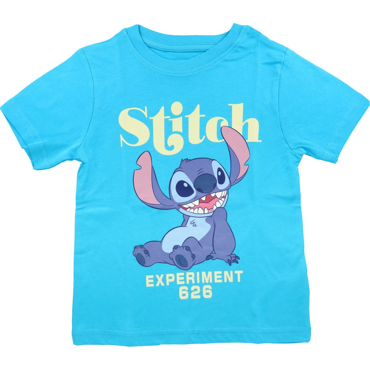 Disney T-Shirt Lilo & Stitch Unisex Kinder (1-tlg) Shirt, Oberteil, Leibchen, Funktionsshirt, Shortsleeve Shirt