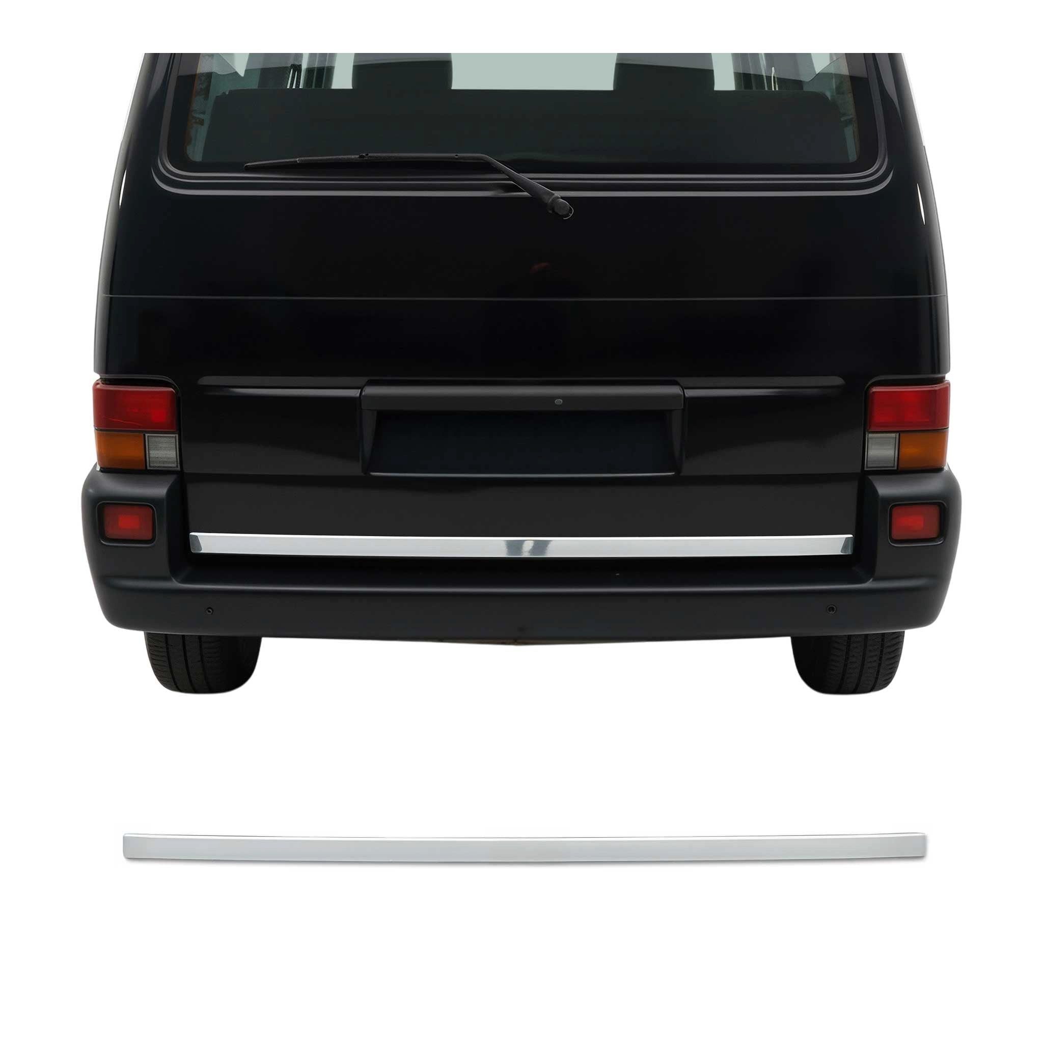 OMAC Zierleisten-Aufkleber Kofferraumleiste für VW Transporter T4 Caravelle 1990-03 Untere, (1tlg), Langlebig,Einfache Reinigung,Einfache Installation,Rostbeständig