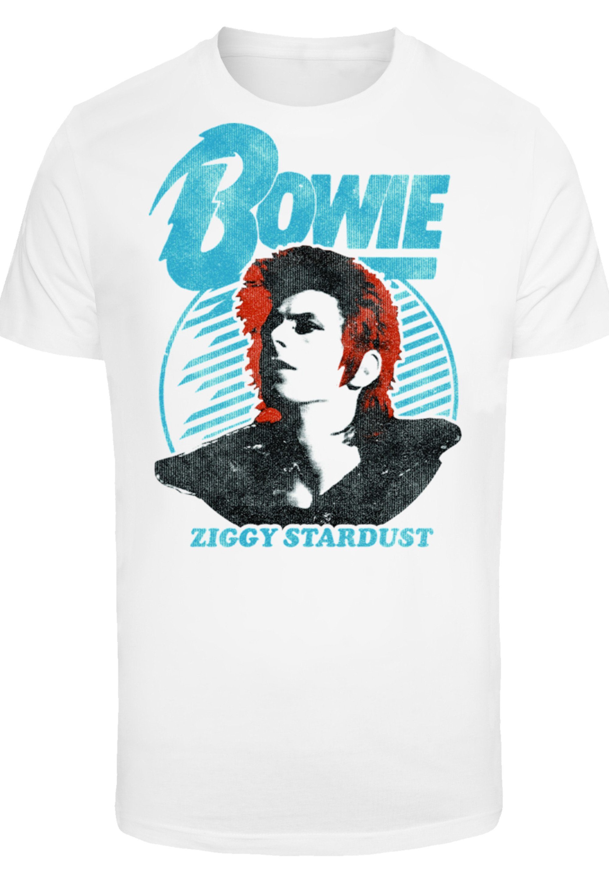 Print Stardust F4NT4STIC T-Shirt David Ziggy Bowie Orange