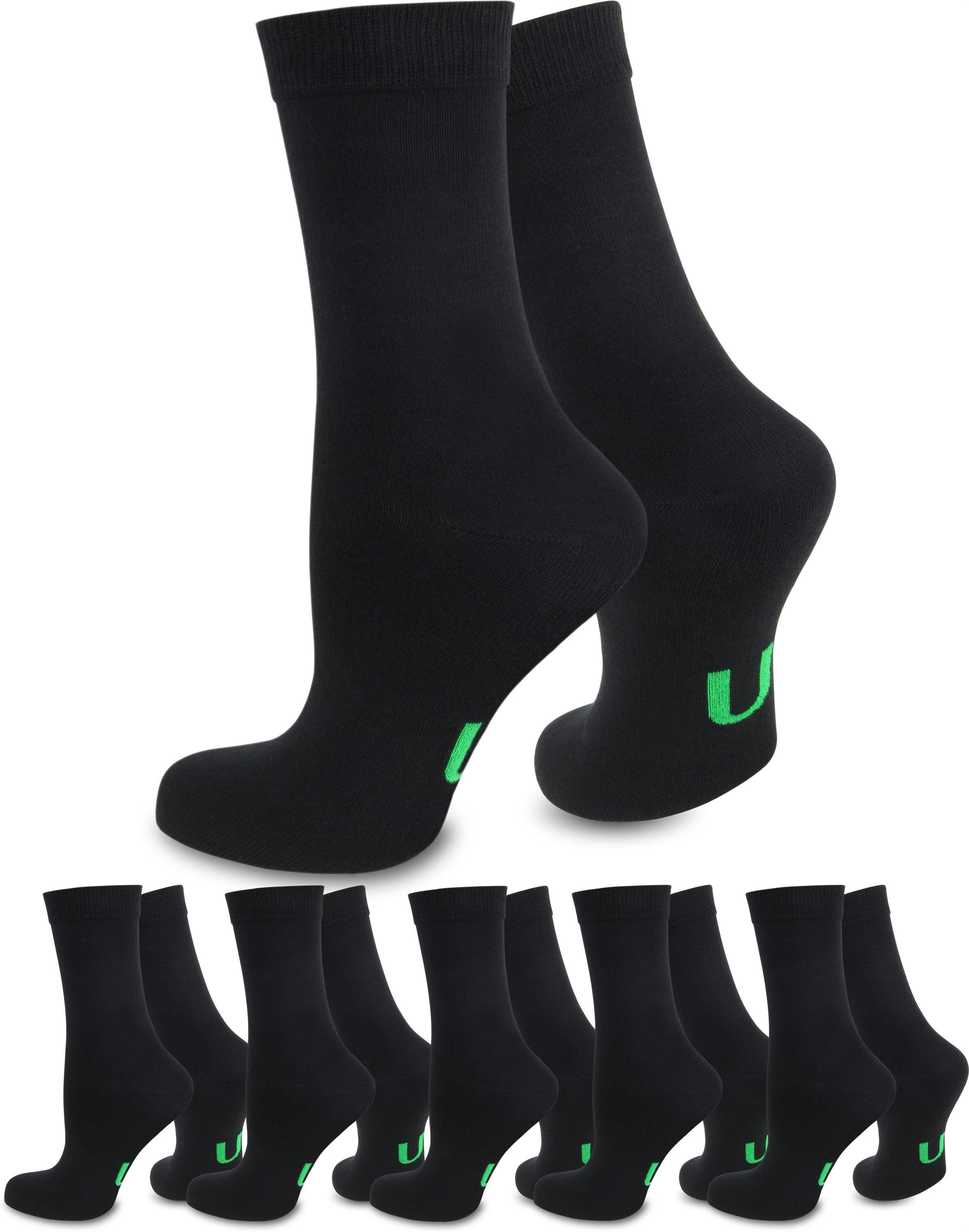 Basicsocken 6 Paar Berufs- und Freizeitsocken Prudent Socks