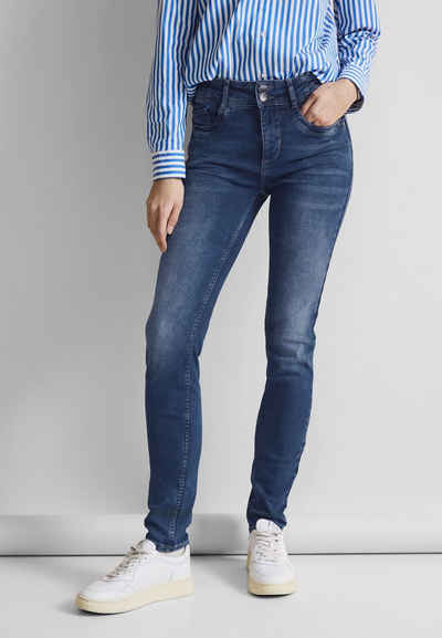 STREET ONE Slim-fit-Jeans QR York mit Stretch