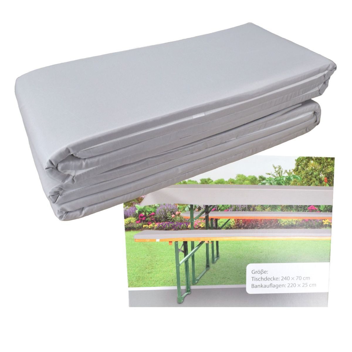 Kynast Garden Bierzeltgarnitur Festzeltgarnitur Bierbankauflage (200x25 günstig online kaufen