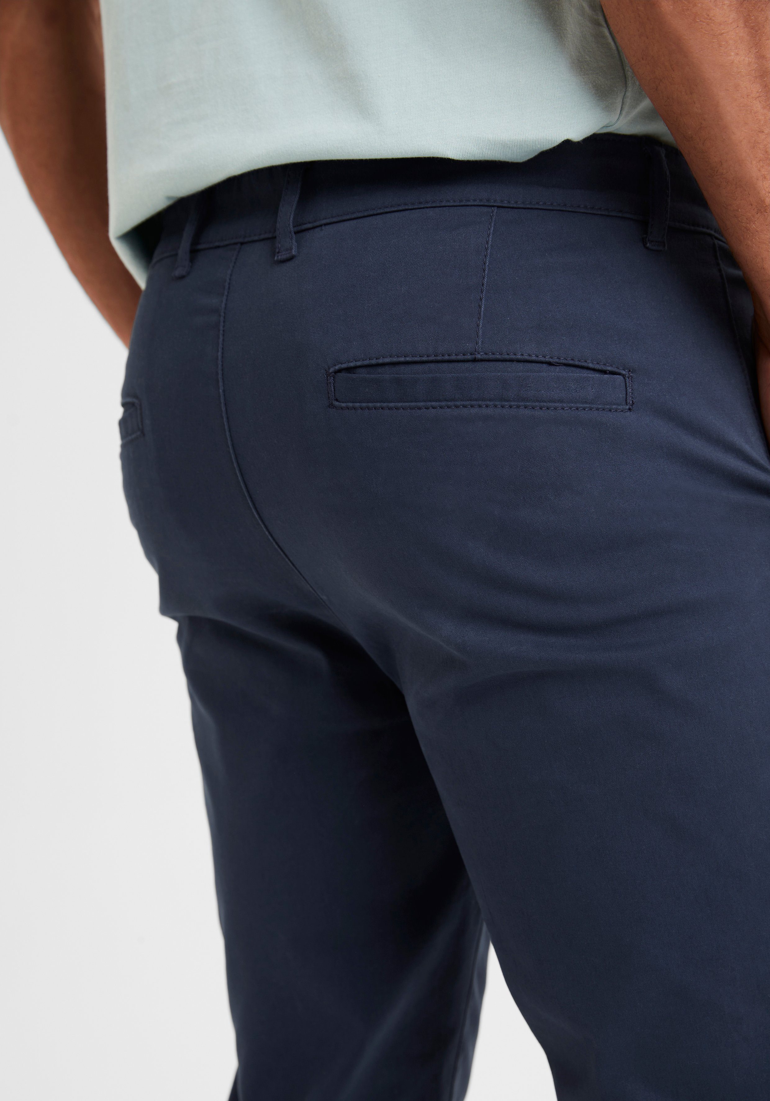 H.I.S Chinohose regular-fit lange Hose, aus elastischer Baumwoll-Qualität