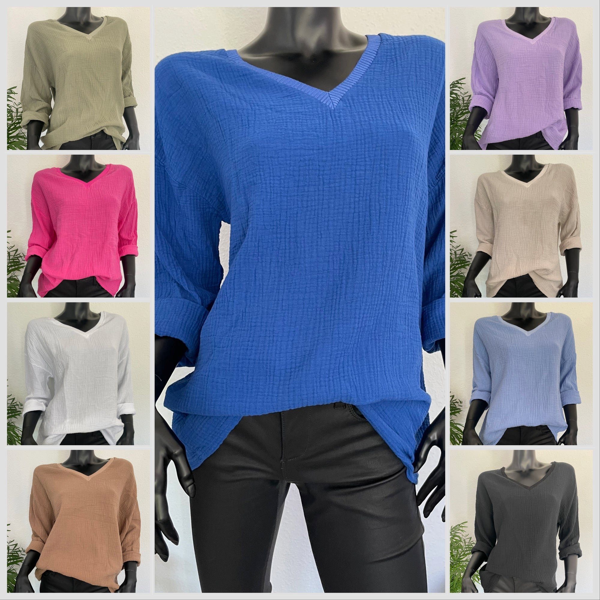 TrendFashion online Blusenshirt Blusen nougat Musselin Shirt