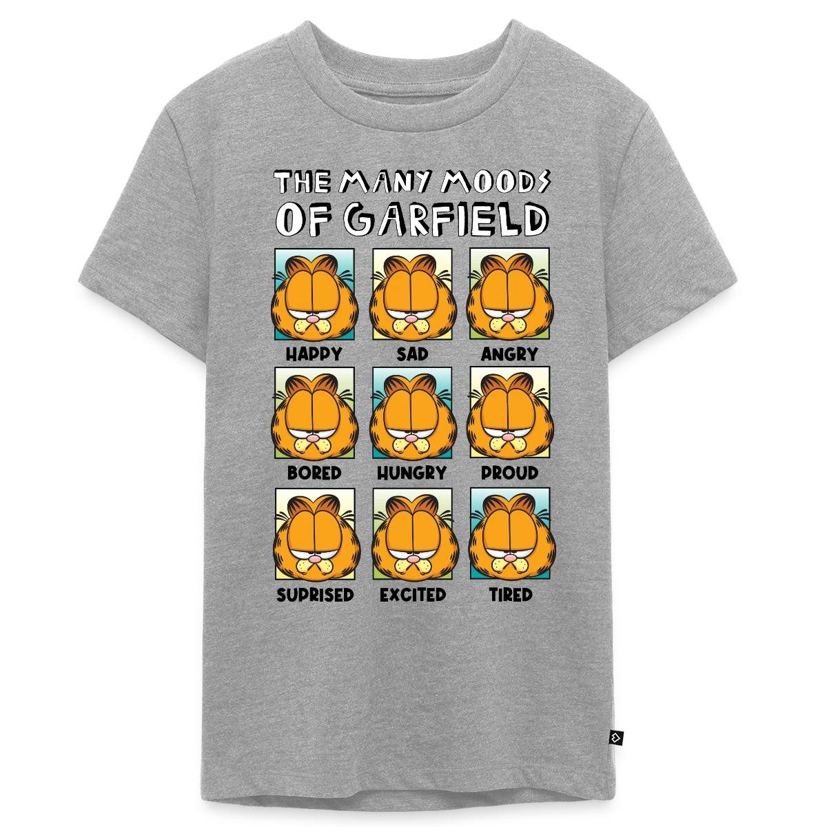 T-Shirt Garfield Stimmungen Von Garfield Kacheln Teenager Premium T-Shirt