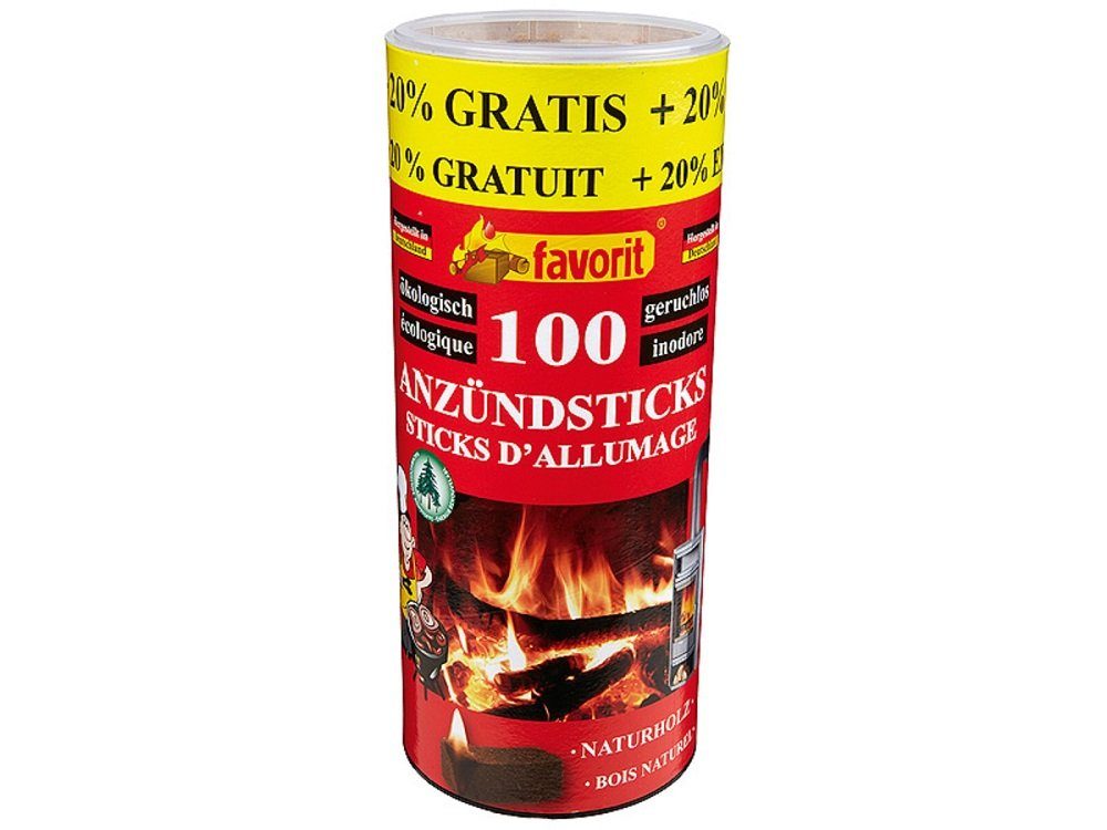 favorit Feuerrost Favorit 1257 Anzündsticks 120 Anzündwürfel - Naturprodukt