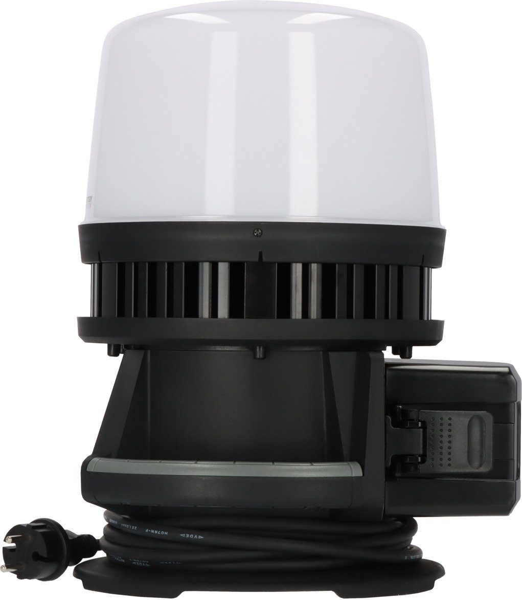 Brennenstuhl LED Baustrahler Multi Battery LED 360° Hybrid, LED fest  integriert