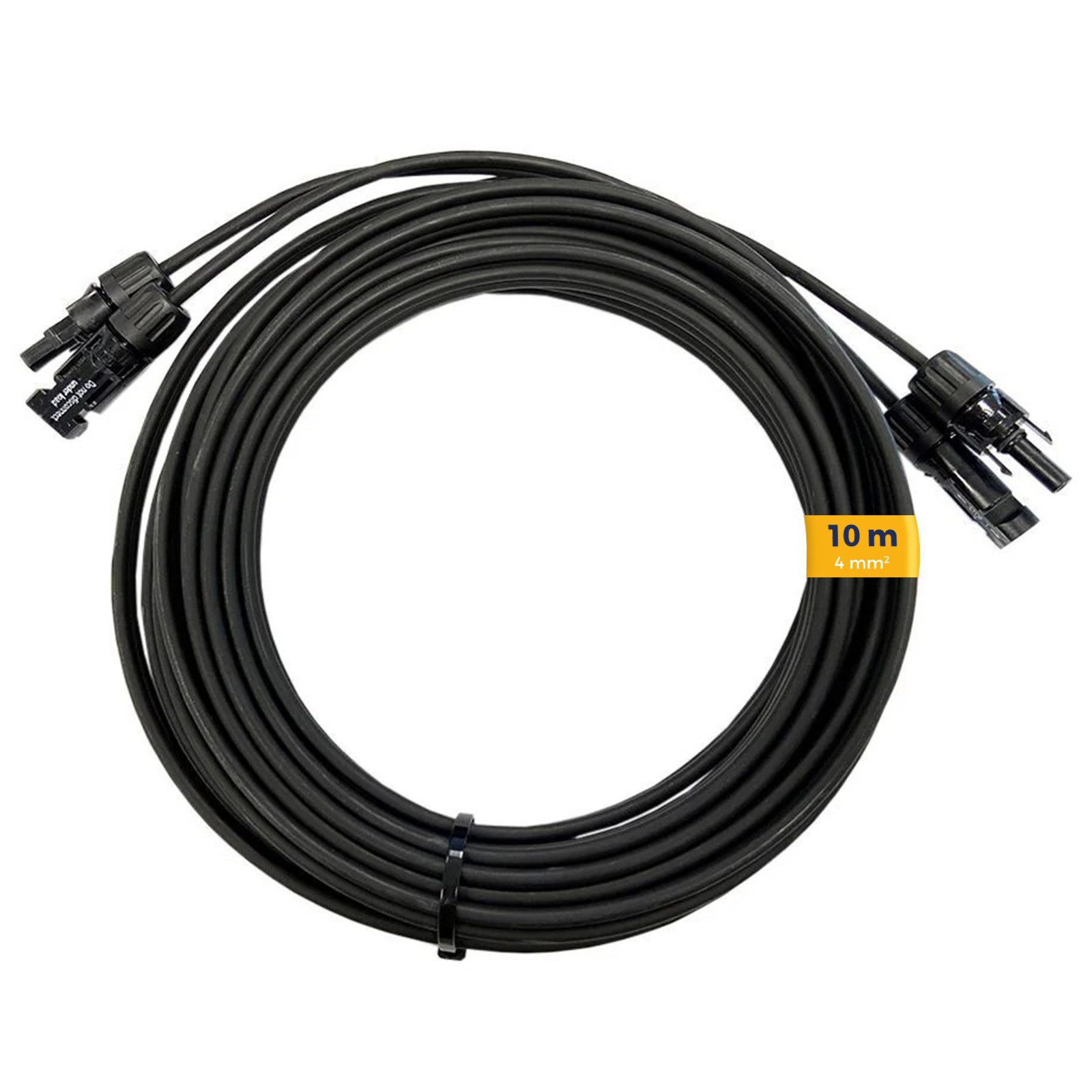 Kleines Kraftwerk Solarkabel, (1000 cm), PV Kabel, Solarstecker, Solar Verlängerungskabel